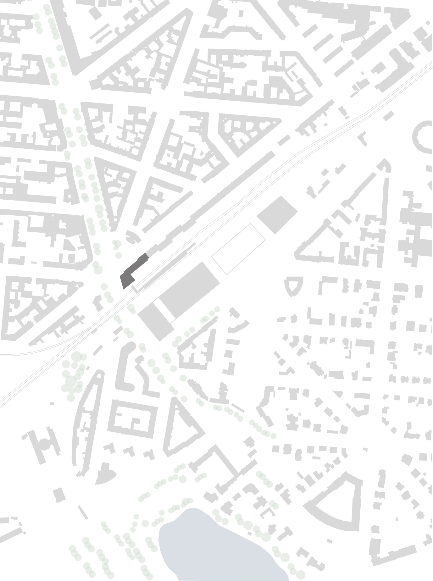 Büro- und Geschäftshaus am Kurfürstendamm Berlin - Schwarzplan