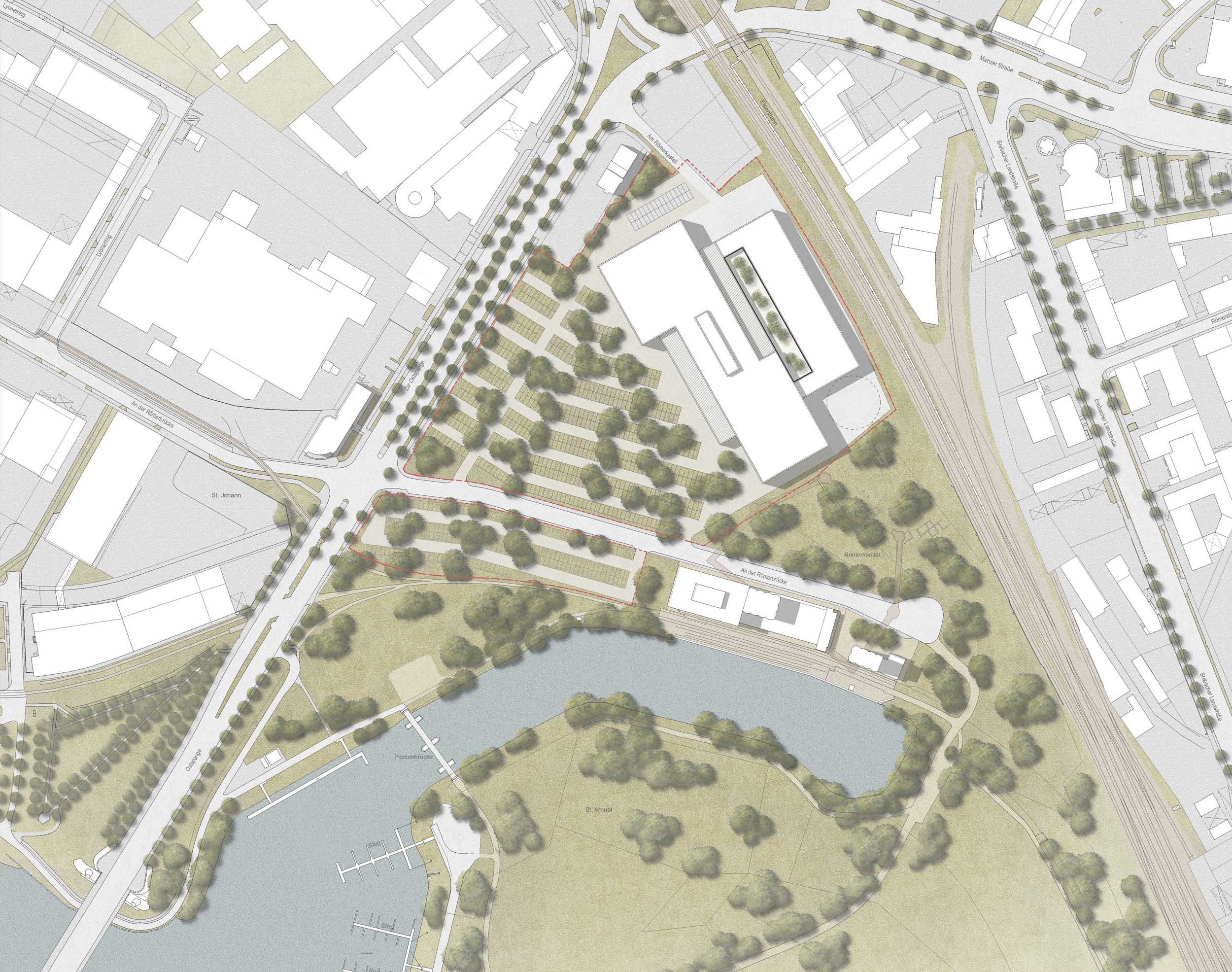 Möbel Martin Saarbrücken, Lageplan