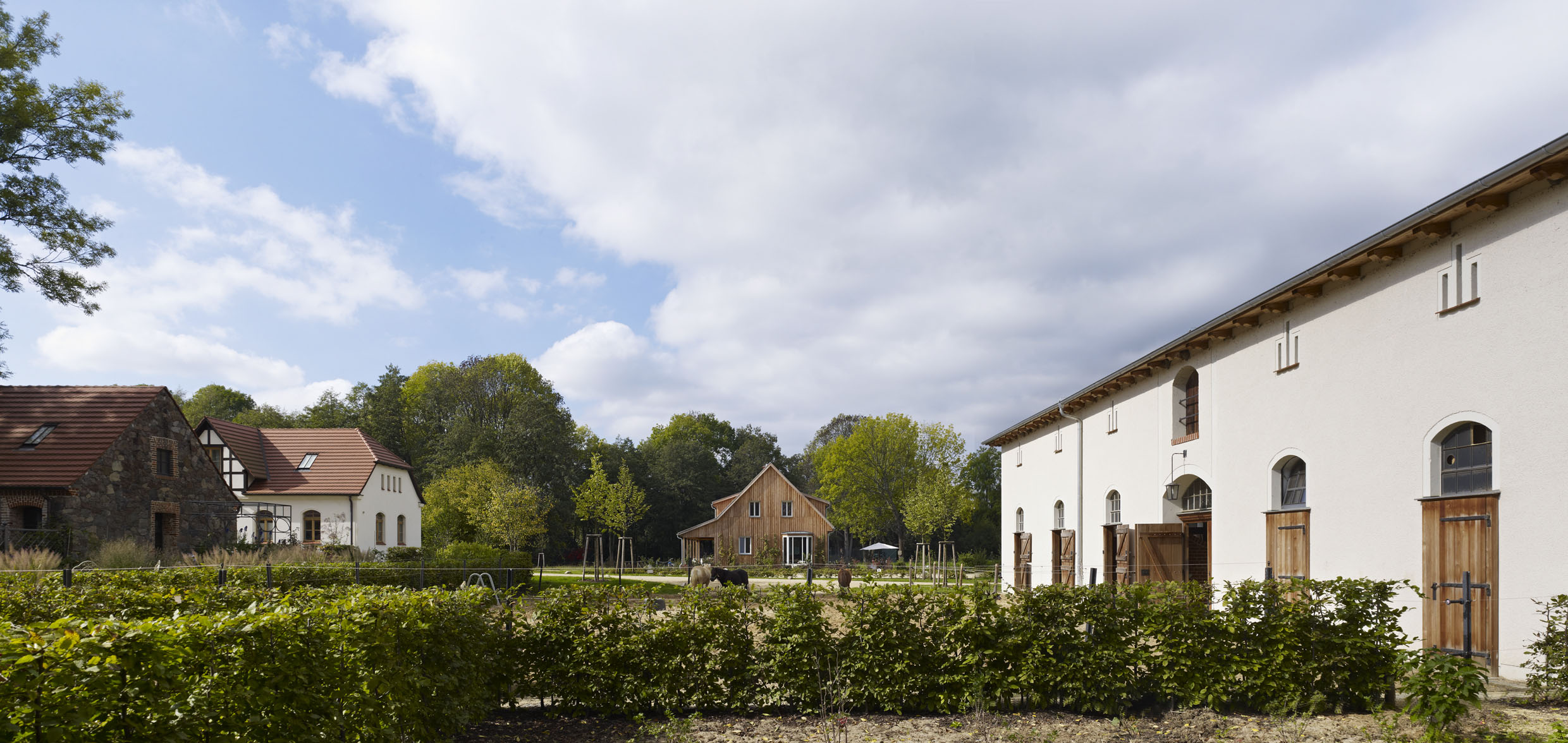 Eibenhof in Bad Saarow - Blick über die Anlage