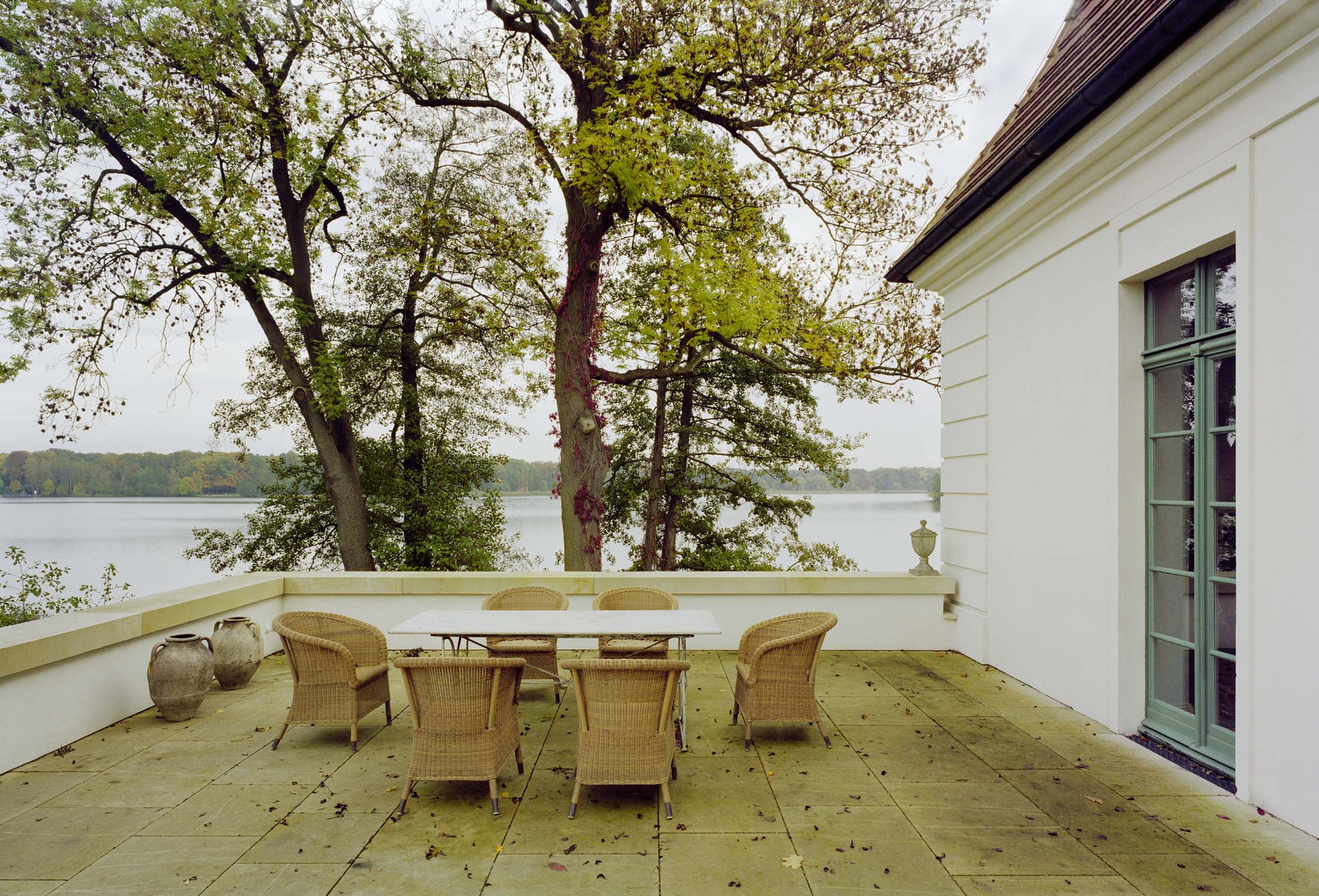 Eibenhof in Bad Saarow - Terrasse Hauptgebäude