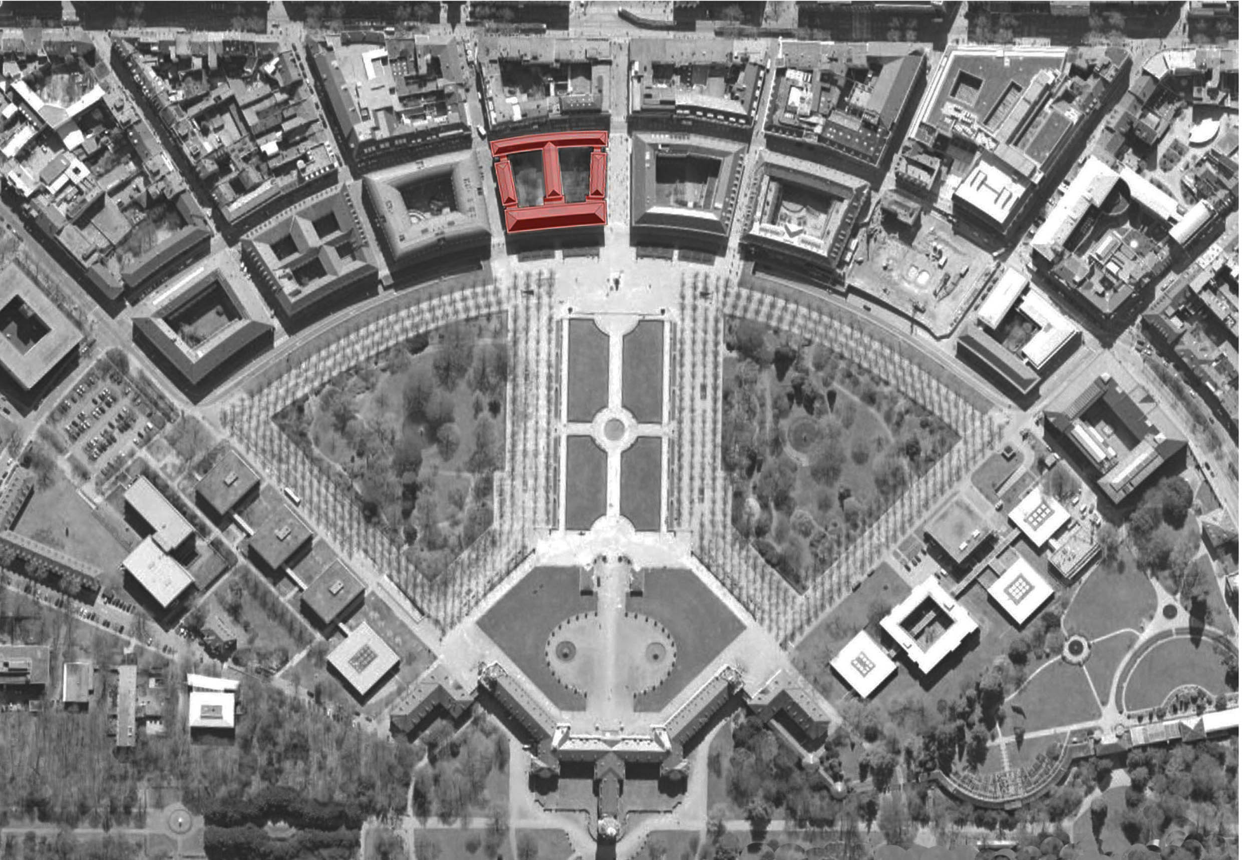 L-Bank Karlsruhe, Lageplan