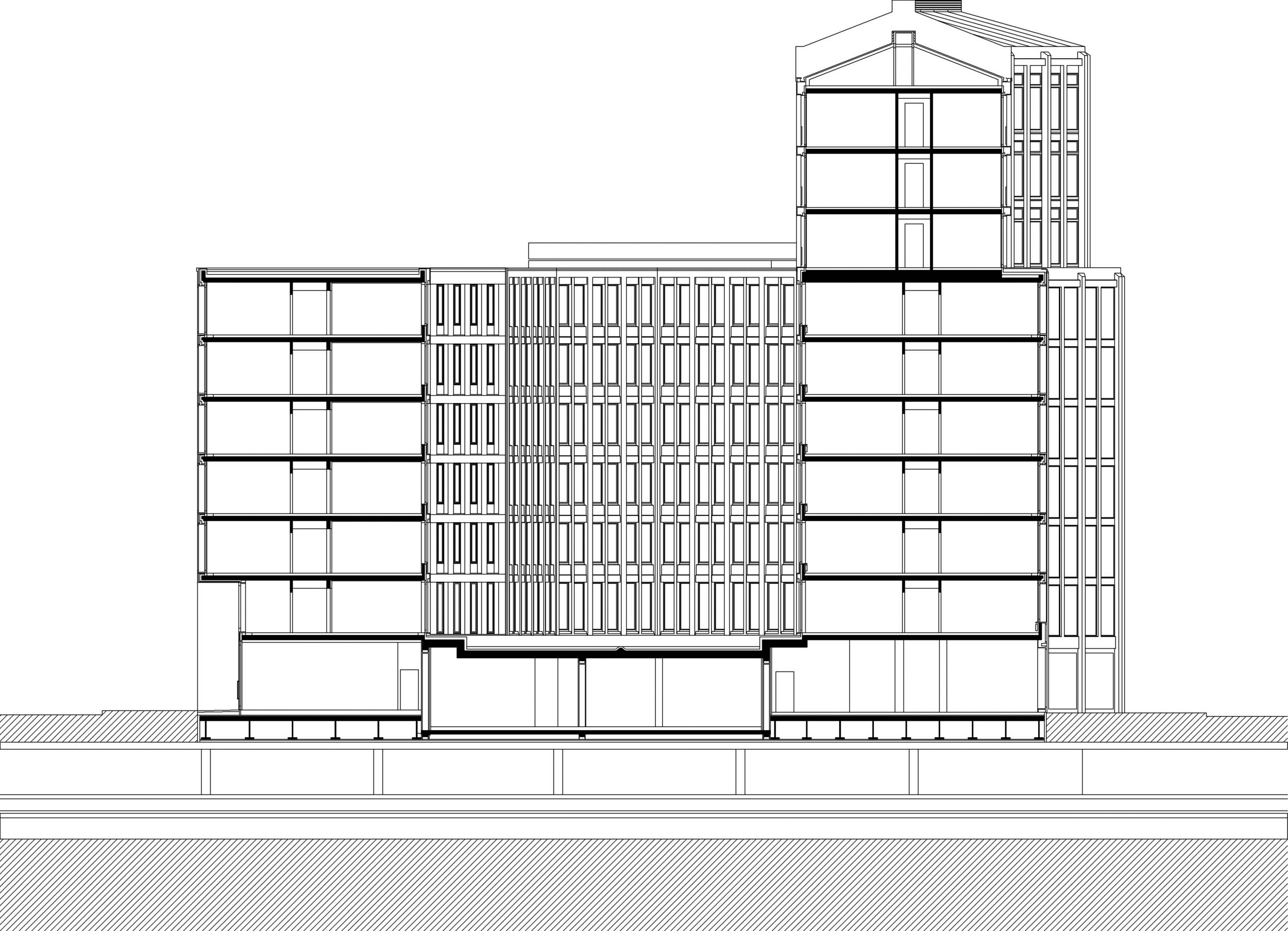 Leipziger Platz Querschnitt