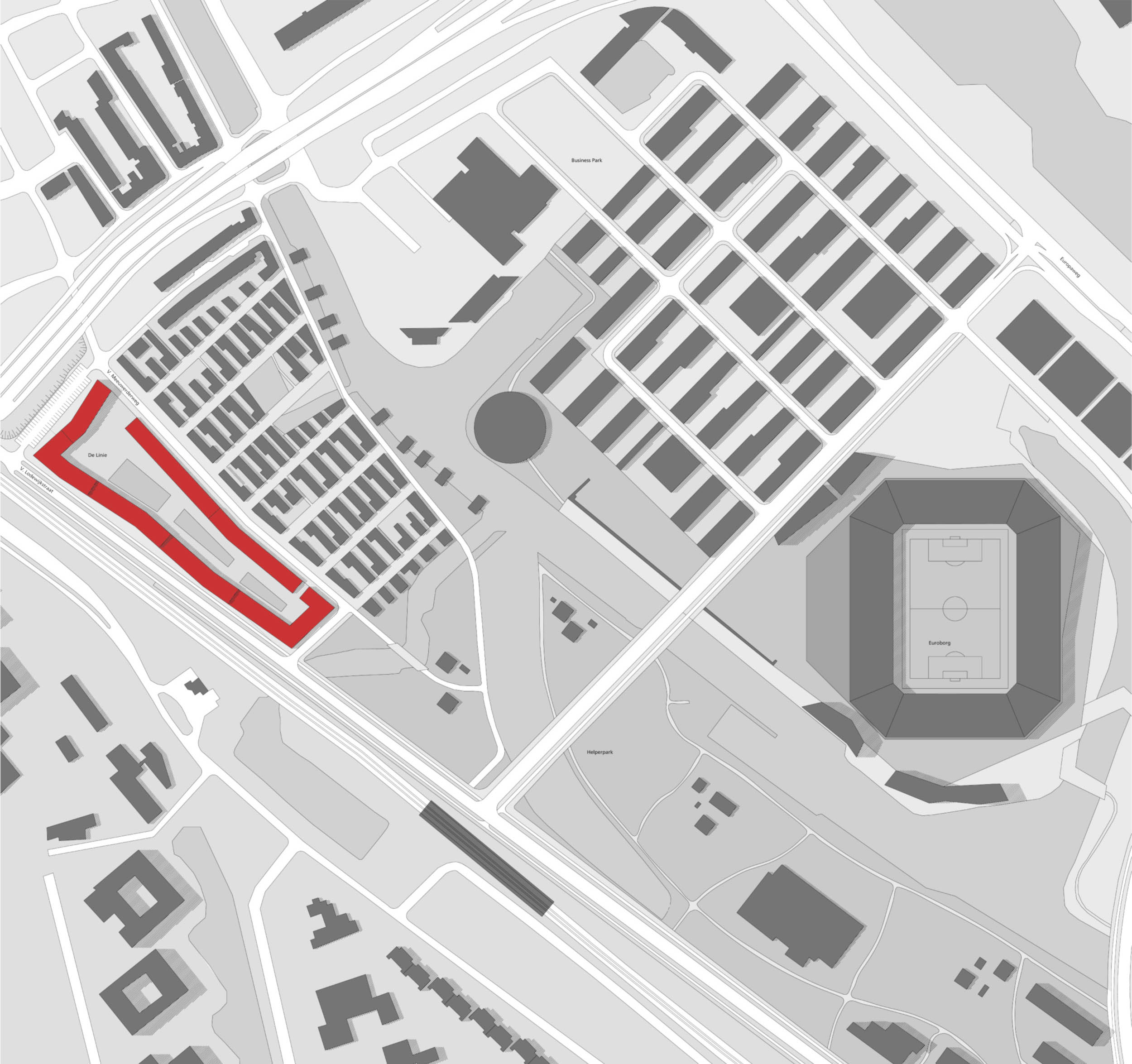 De Frontier Lageplan