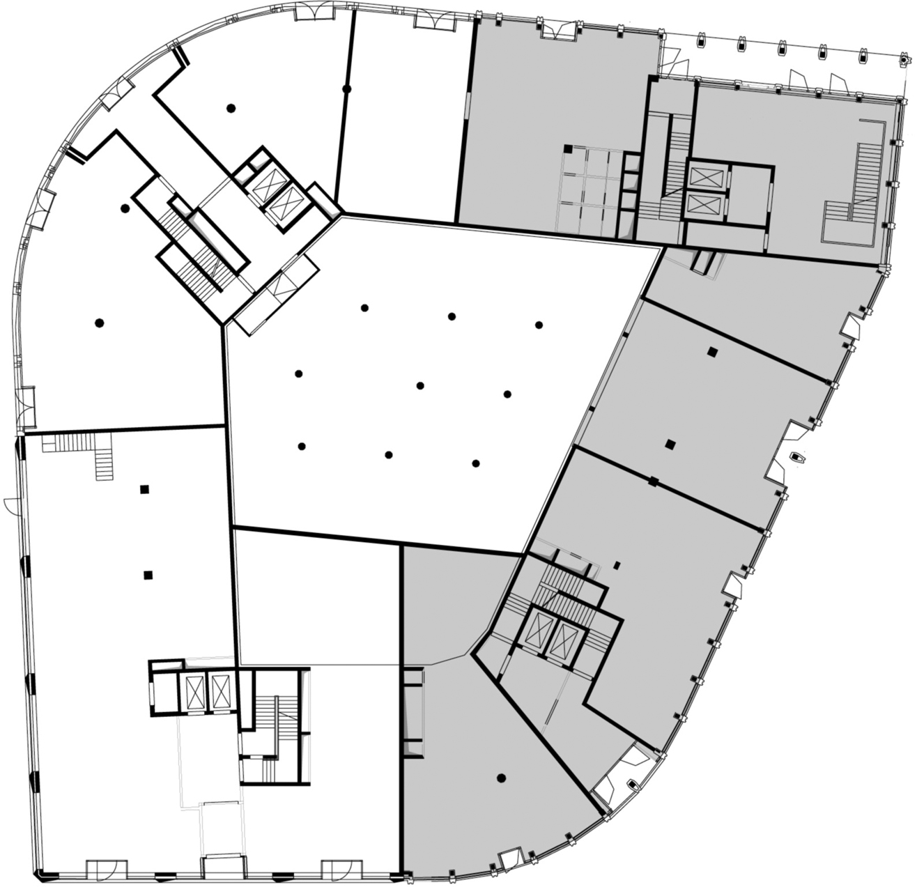 GASAG Berlin, Grundriss Erdgeschoss