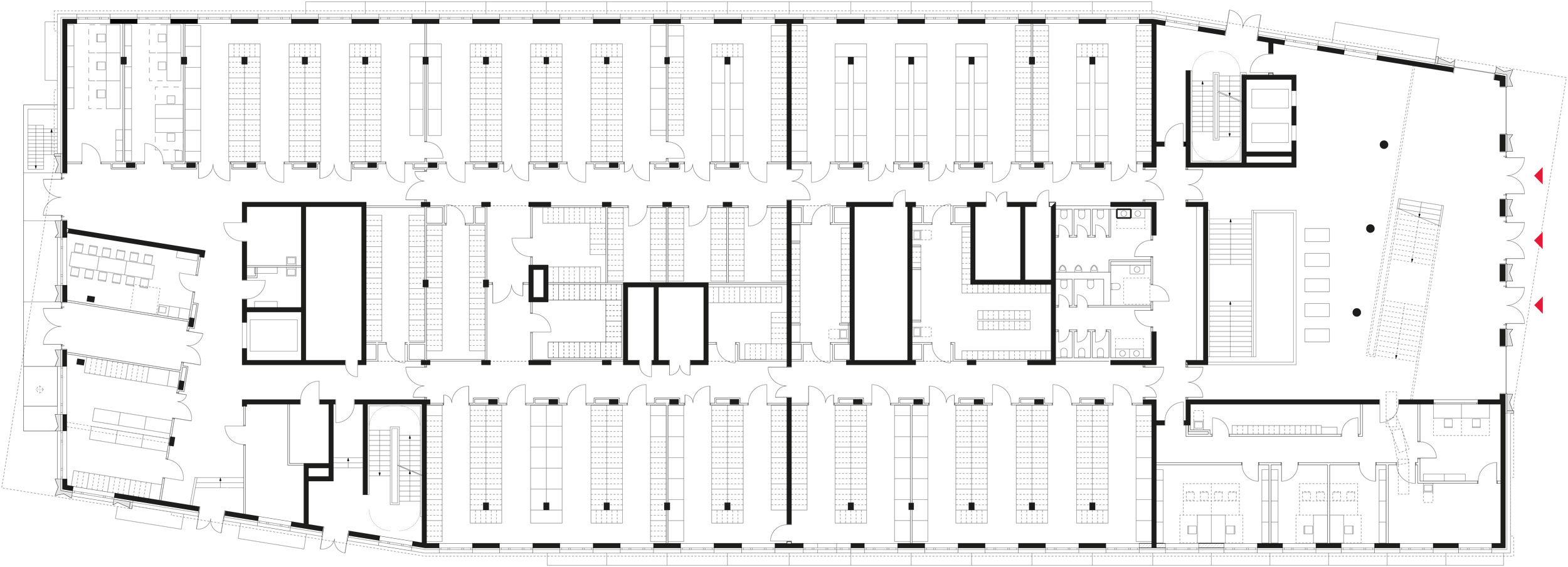Berliner Hochschule für Technik, Laborgebäude WAL, Grundriss EG