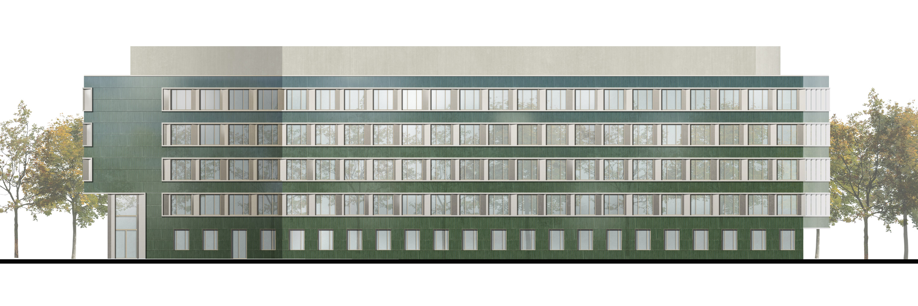 Berliner Hochschule für Technik, Laborgebäude WAL, Ansicht Süd