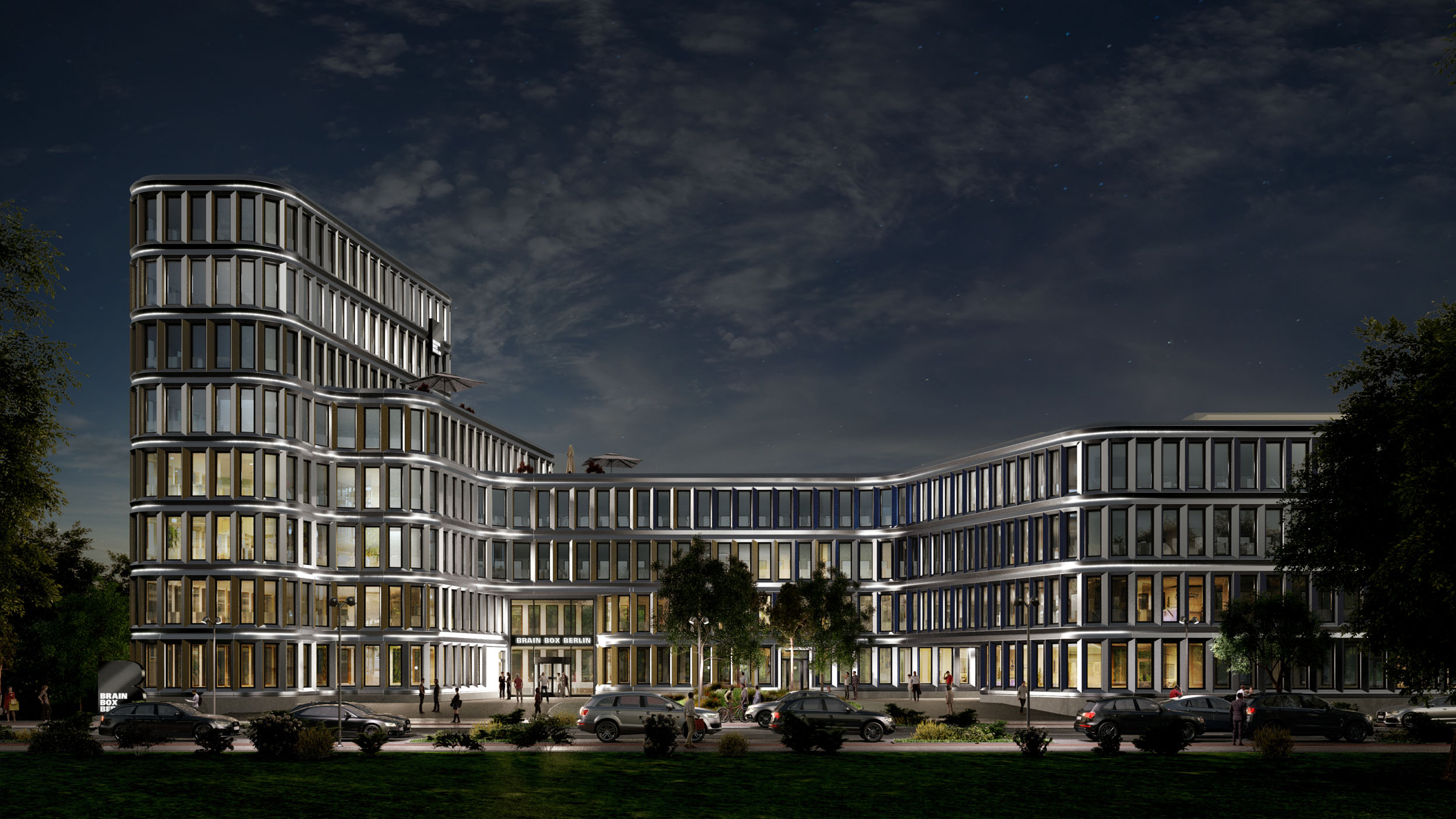 Bürogebäude Brain Box Berlin - Adlershof © STAUB Berlin