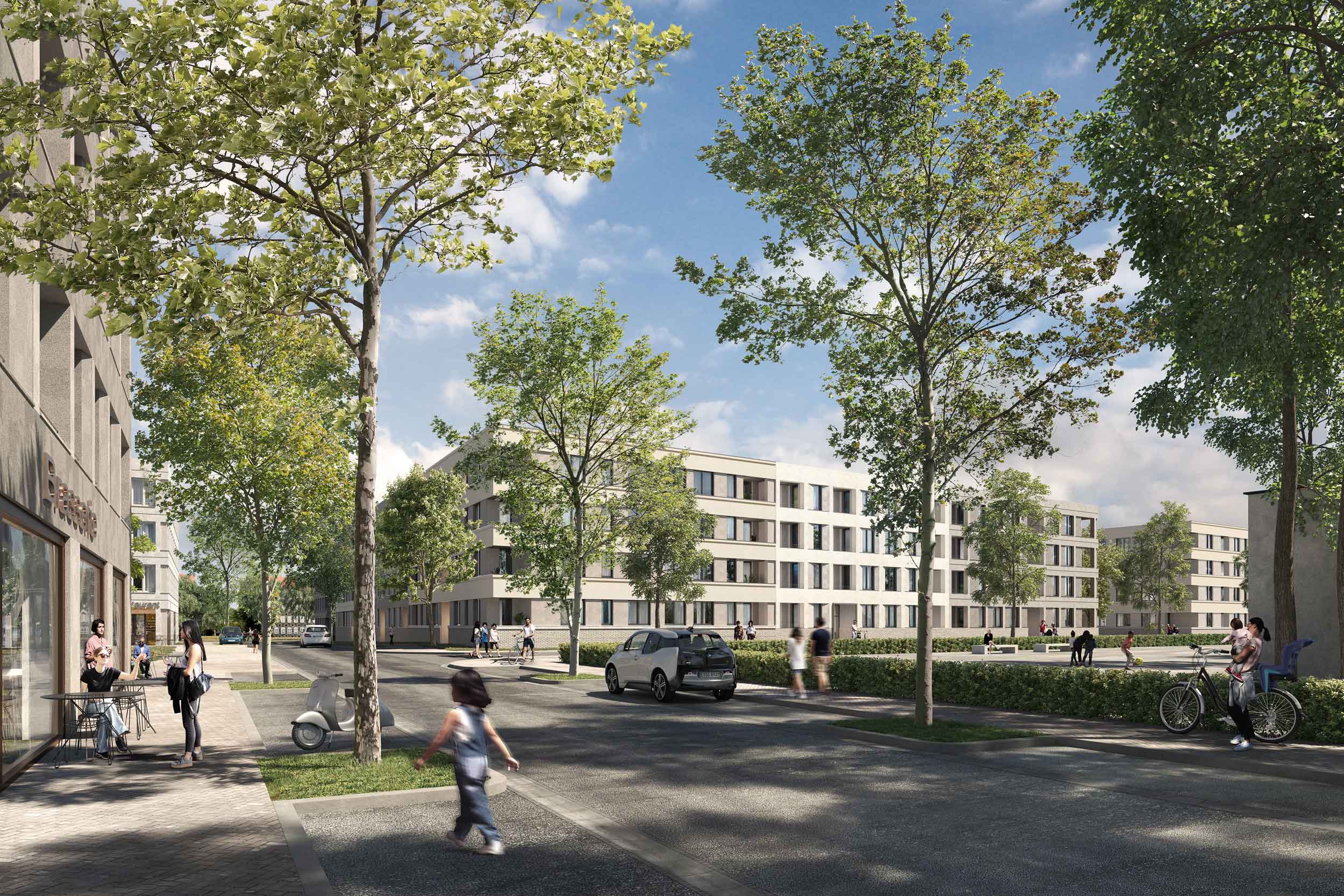 Wohnquartier Heinrich-Mann-Allee in Potsdam