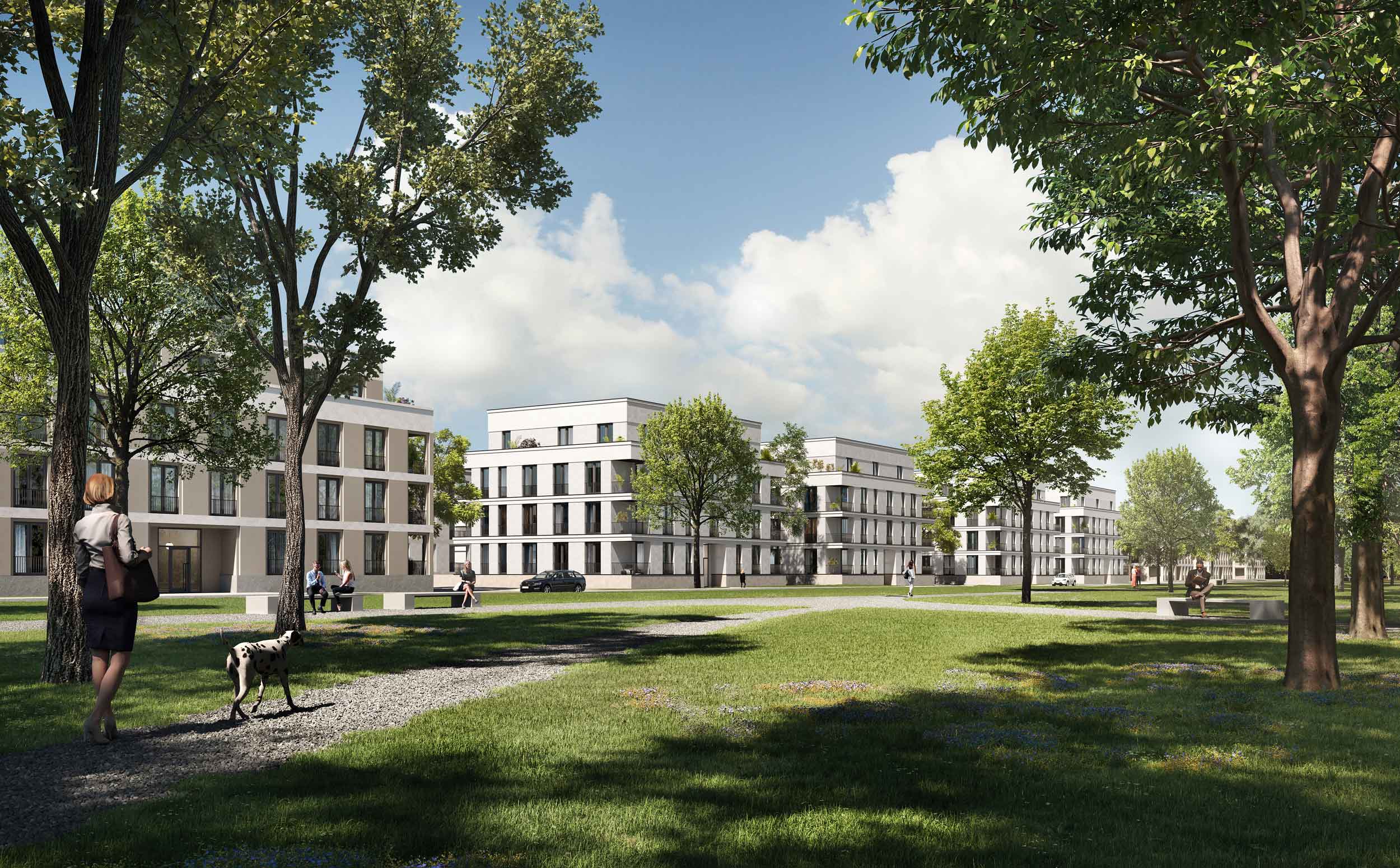 Wohnquartier Heinrich-Mann-Allee in Potsdam
