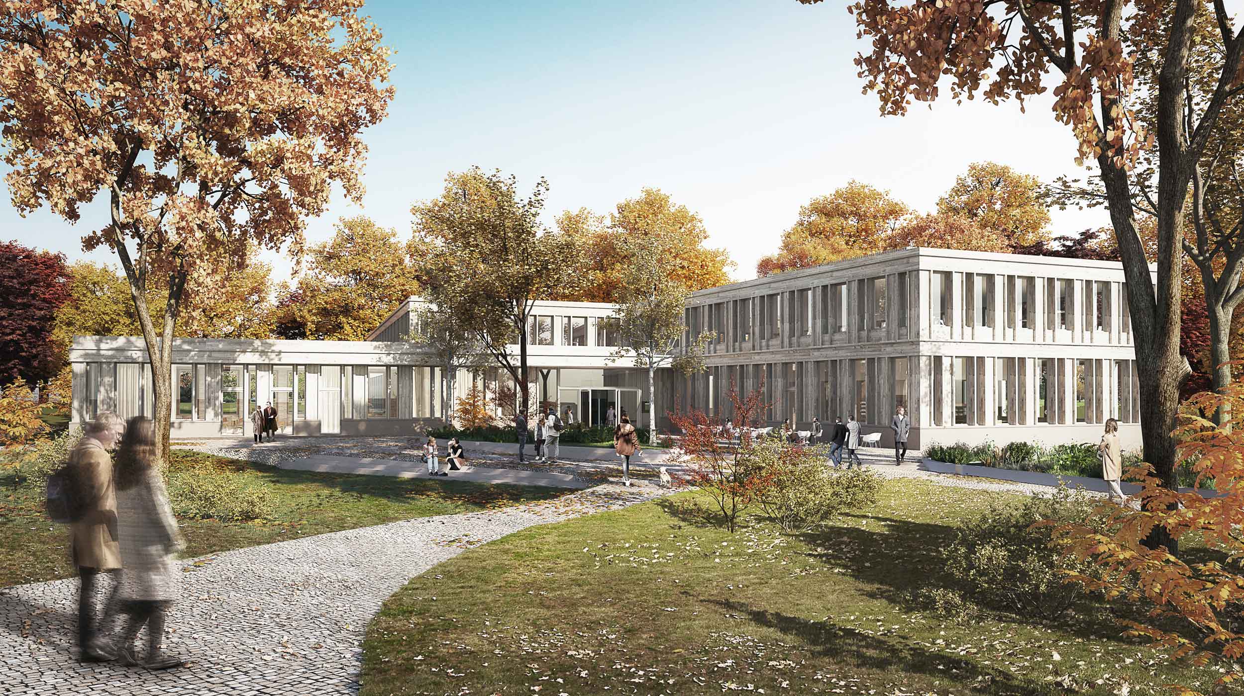 Leibniz-Institut für Astrophysik Potsdam, Perspektive Vorplatz