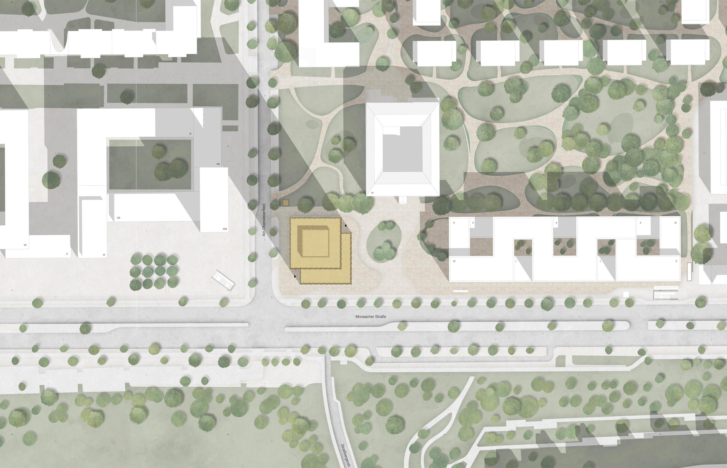 Opes Tower / Moosacher Straße in München - Lageplan