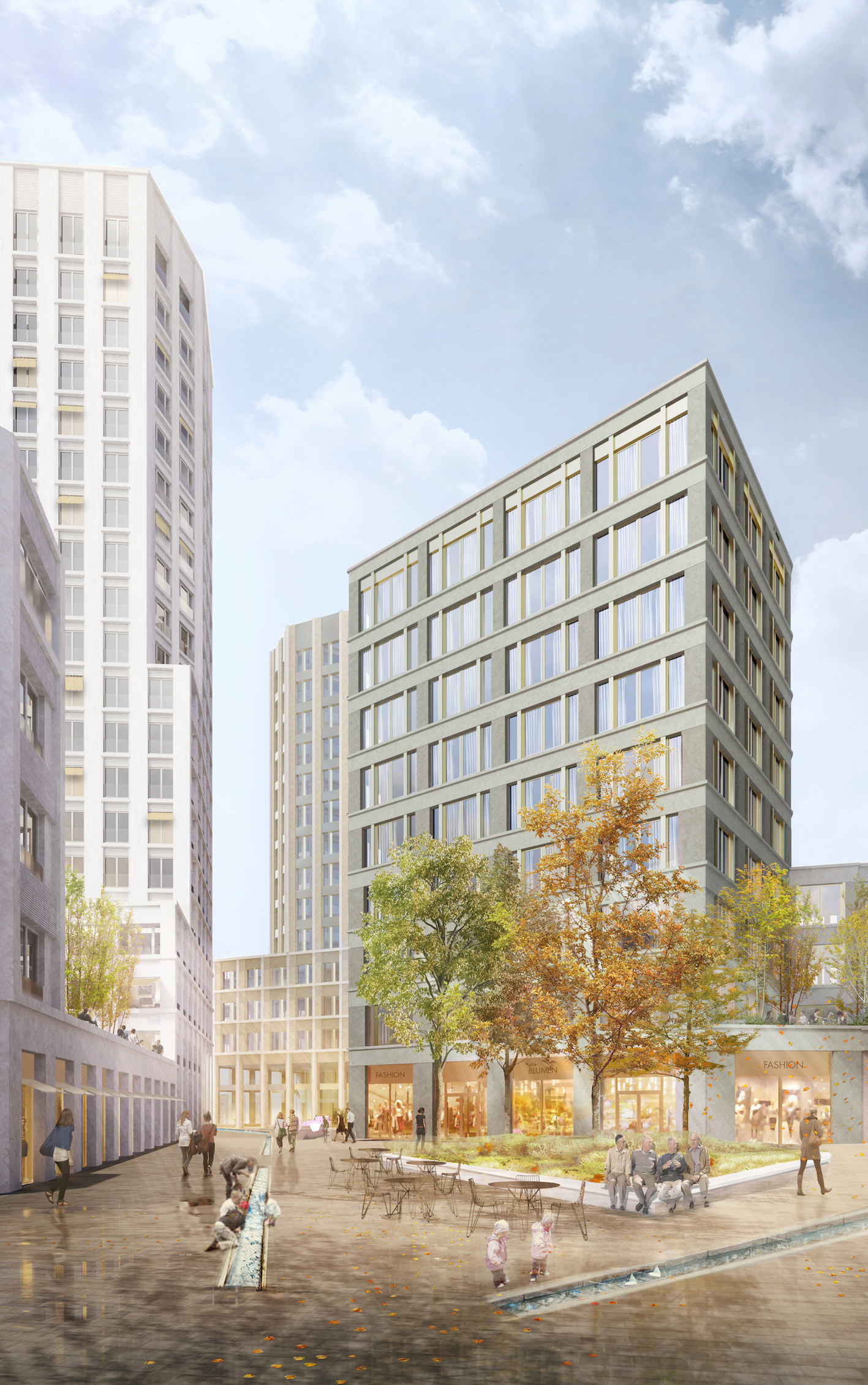 Eichplatz Areal in Jena, Blick von Südosten