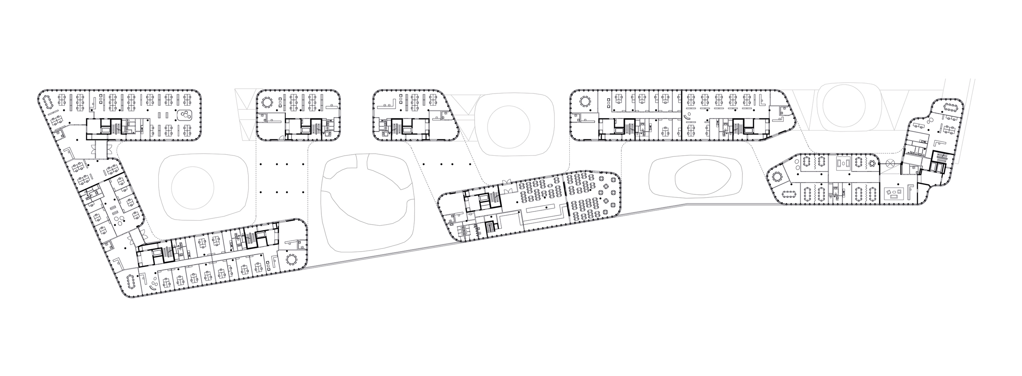 Brain Box Berlin - Bürocampus Eisenhutweg in Berlin Adlershof, Grundriss Erdgeschoss