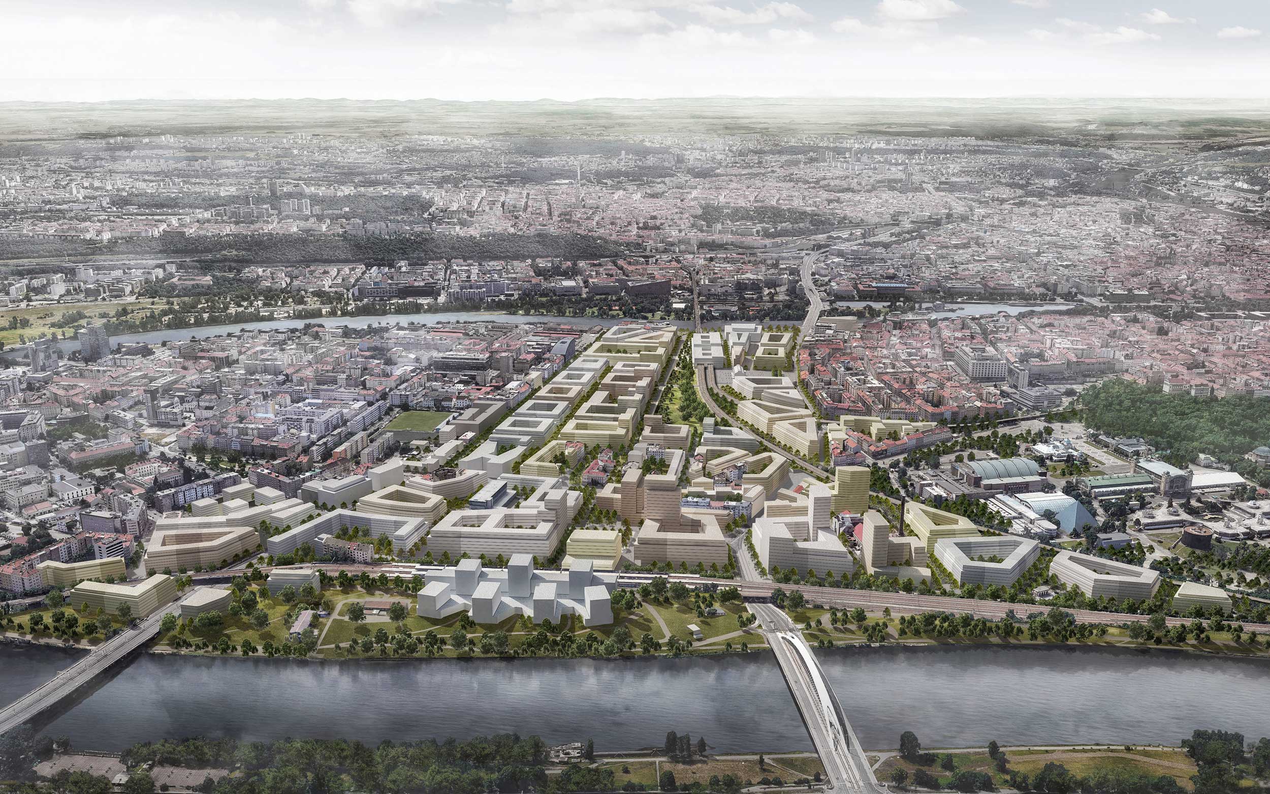 Masterplan Prag Holesovice/Bubny