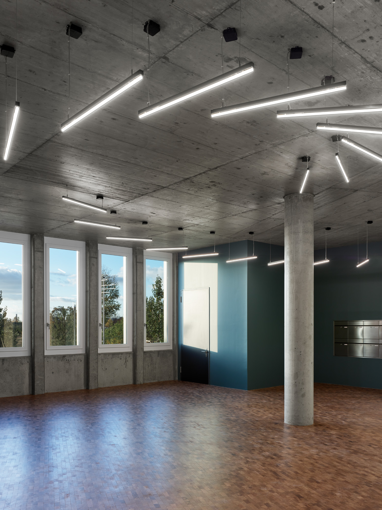 Brain Box Berlin - Bürocampus Eisenhutweg in Berlin Adlershof, Innenraum; Foto: Stefan Müller