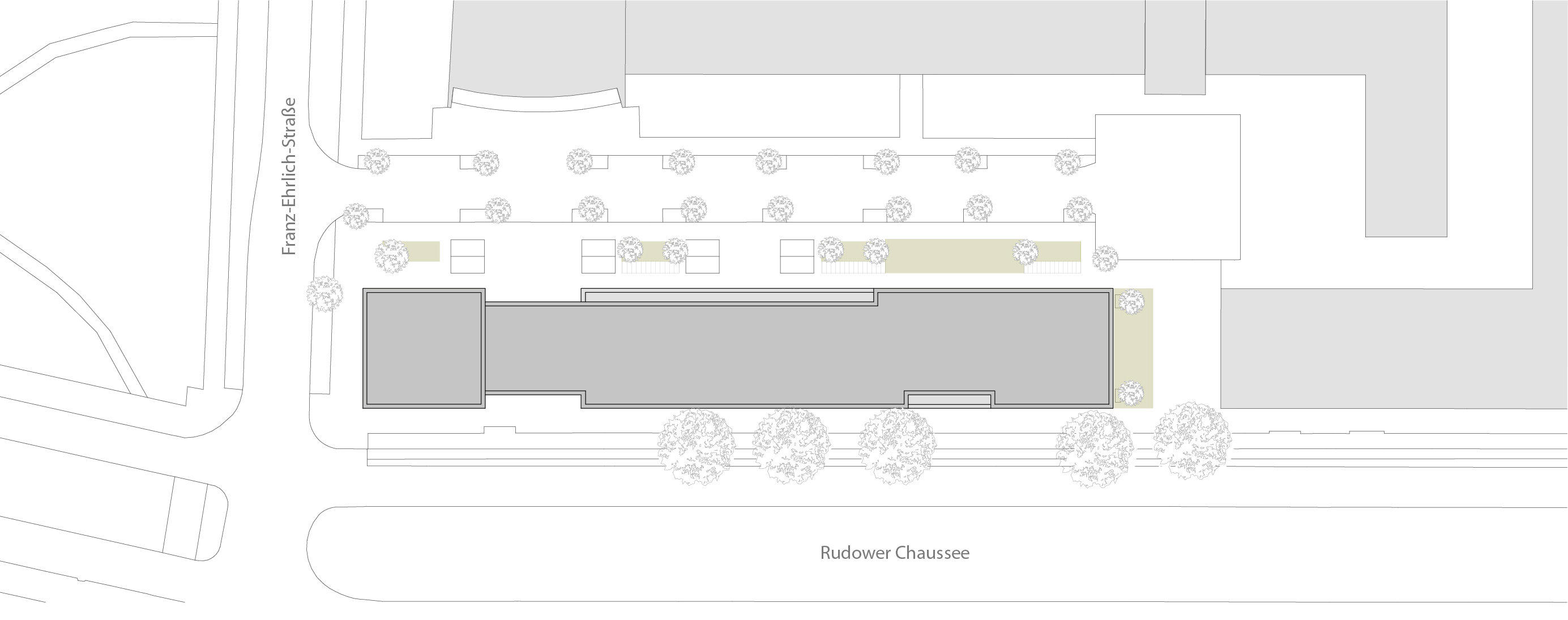 Medienfenster Adlershof in Berlin, Lageplan
