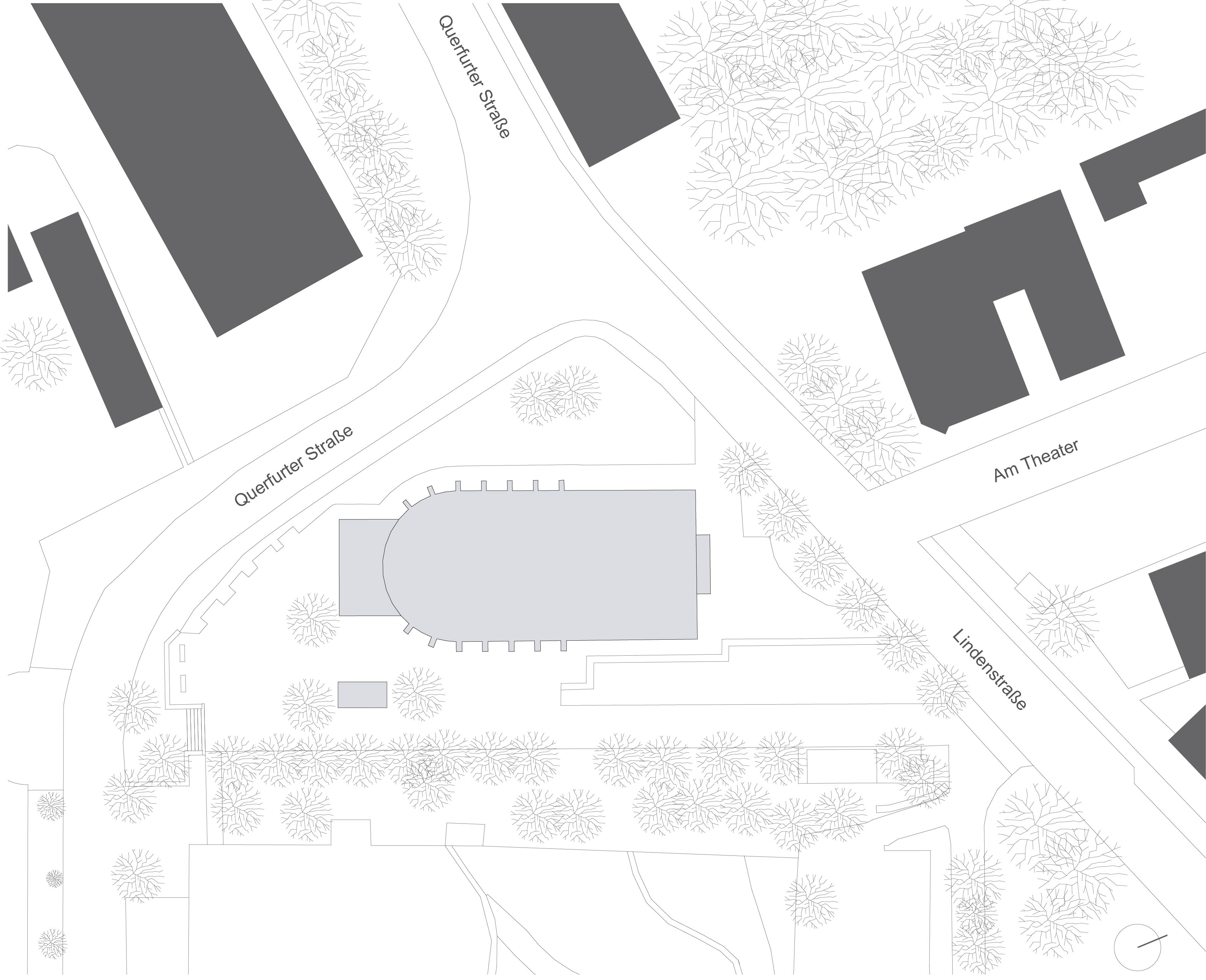 Goethe Theater Bad Lauchstädt - Lageplan