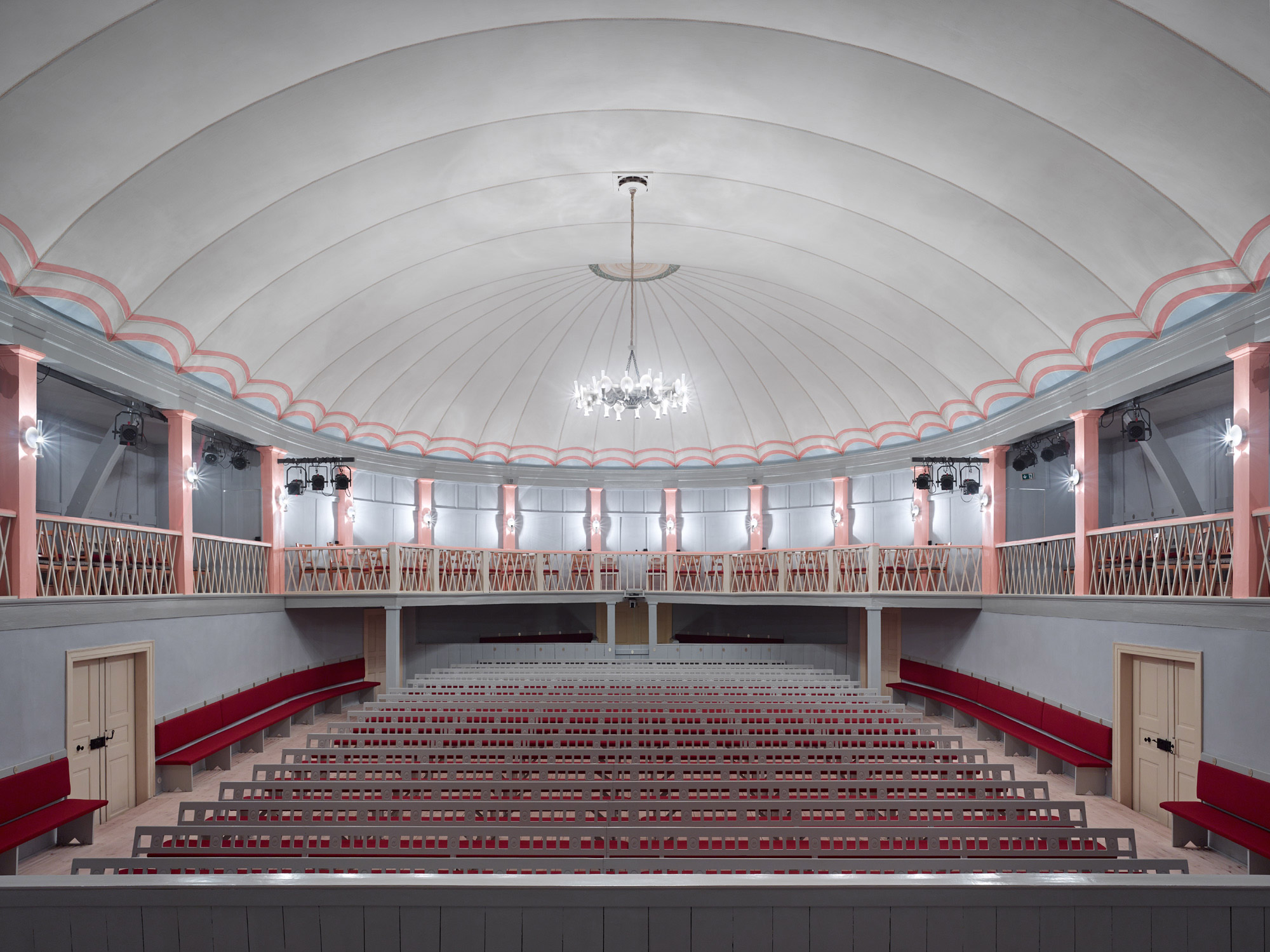 Goethe-Theater Bad Lauchstädt, Blick in den Zuschauerraum; Foto: Stefan Müller