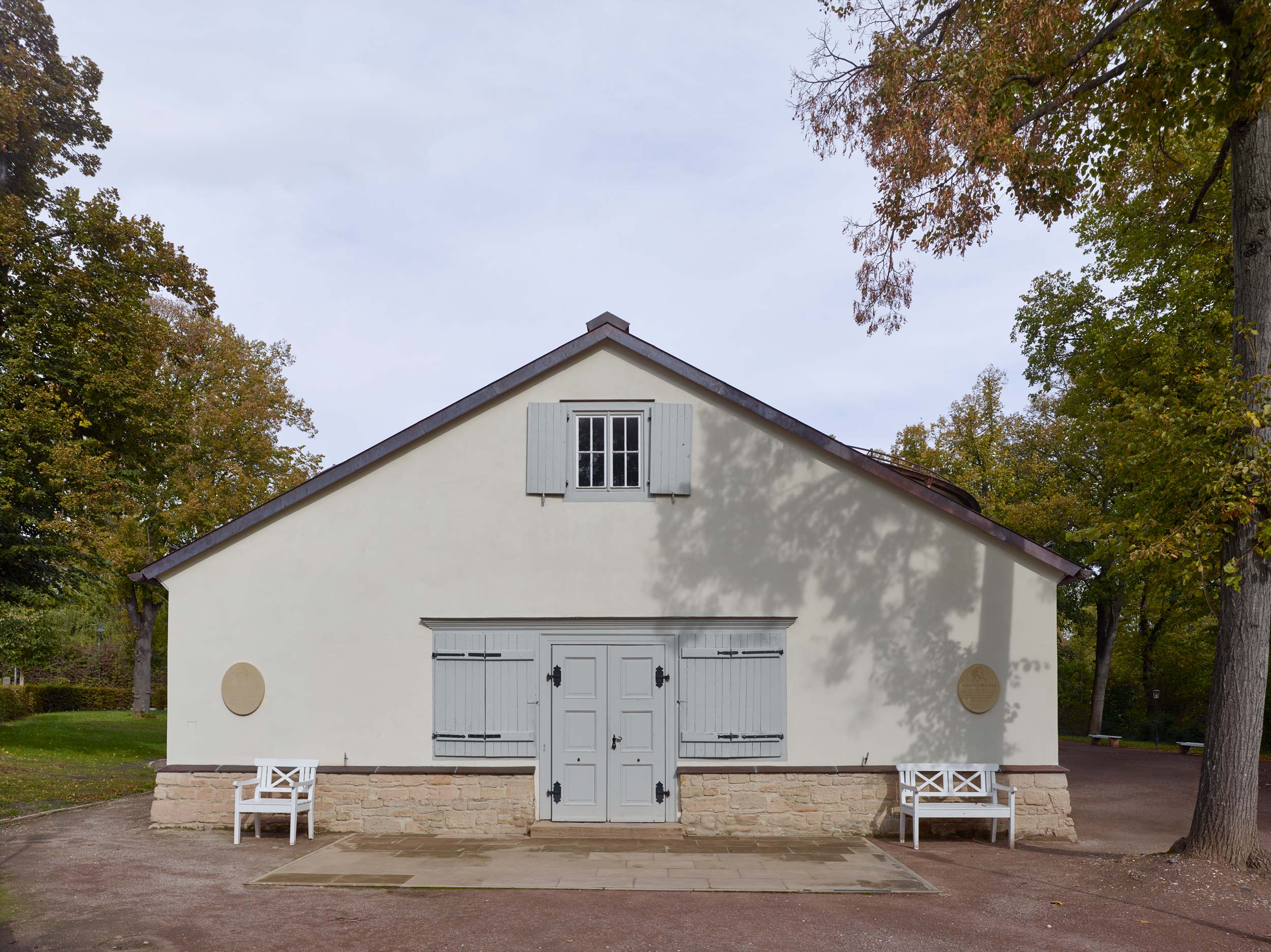 Goethe-Theater Bad Lauchstädt, Haupteingang; Foto: Stefan Müller
