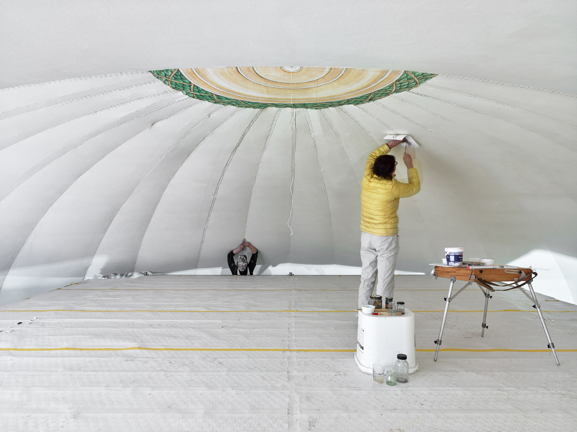 Goethe Theater Bad Lachstädt, Deckenrestaurierung © Stefan Müller