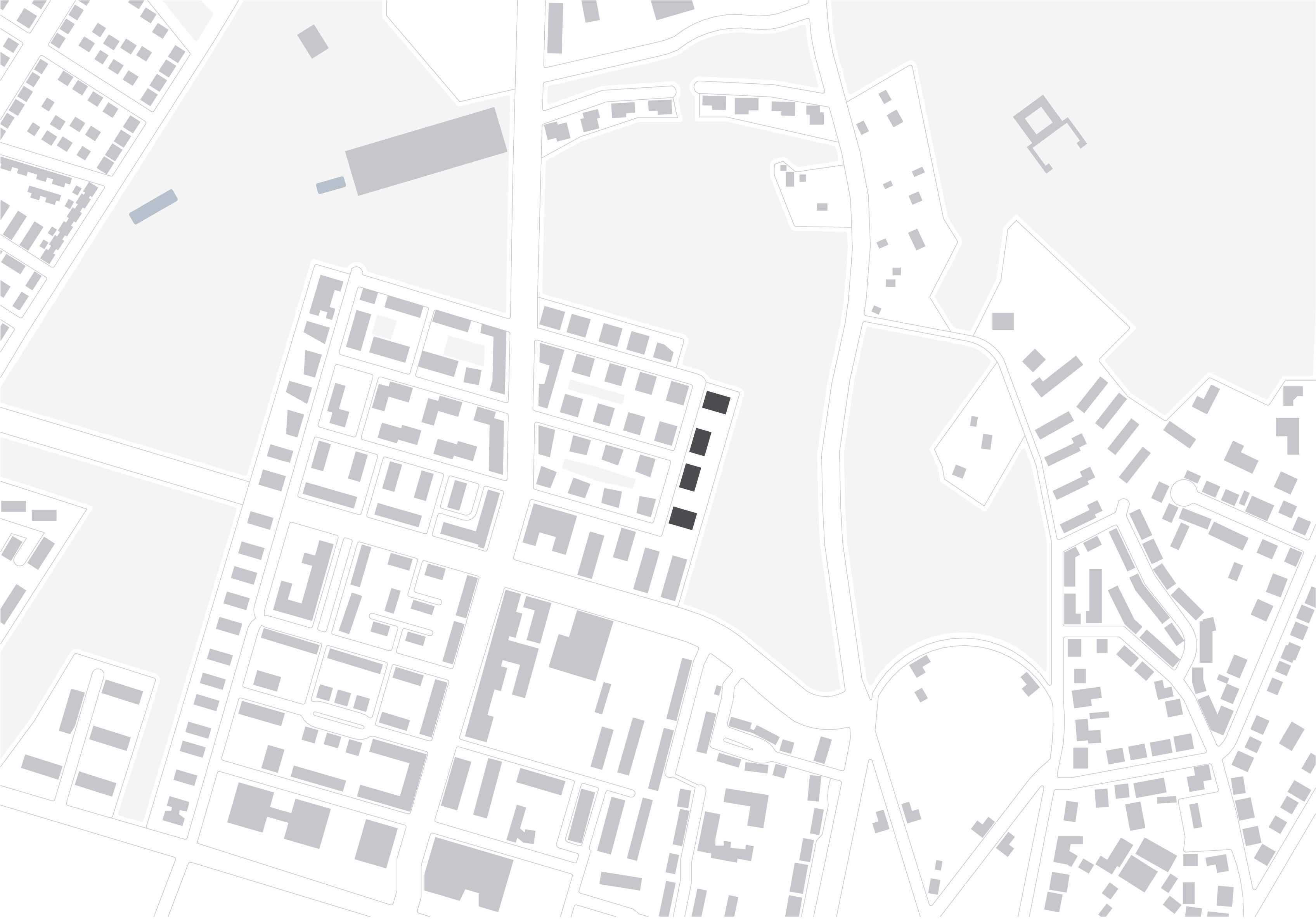 Gertrud-Feiertag-Straße in Potsdam, Lageplan M 1:5000