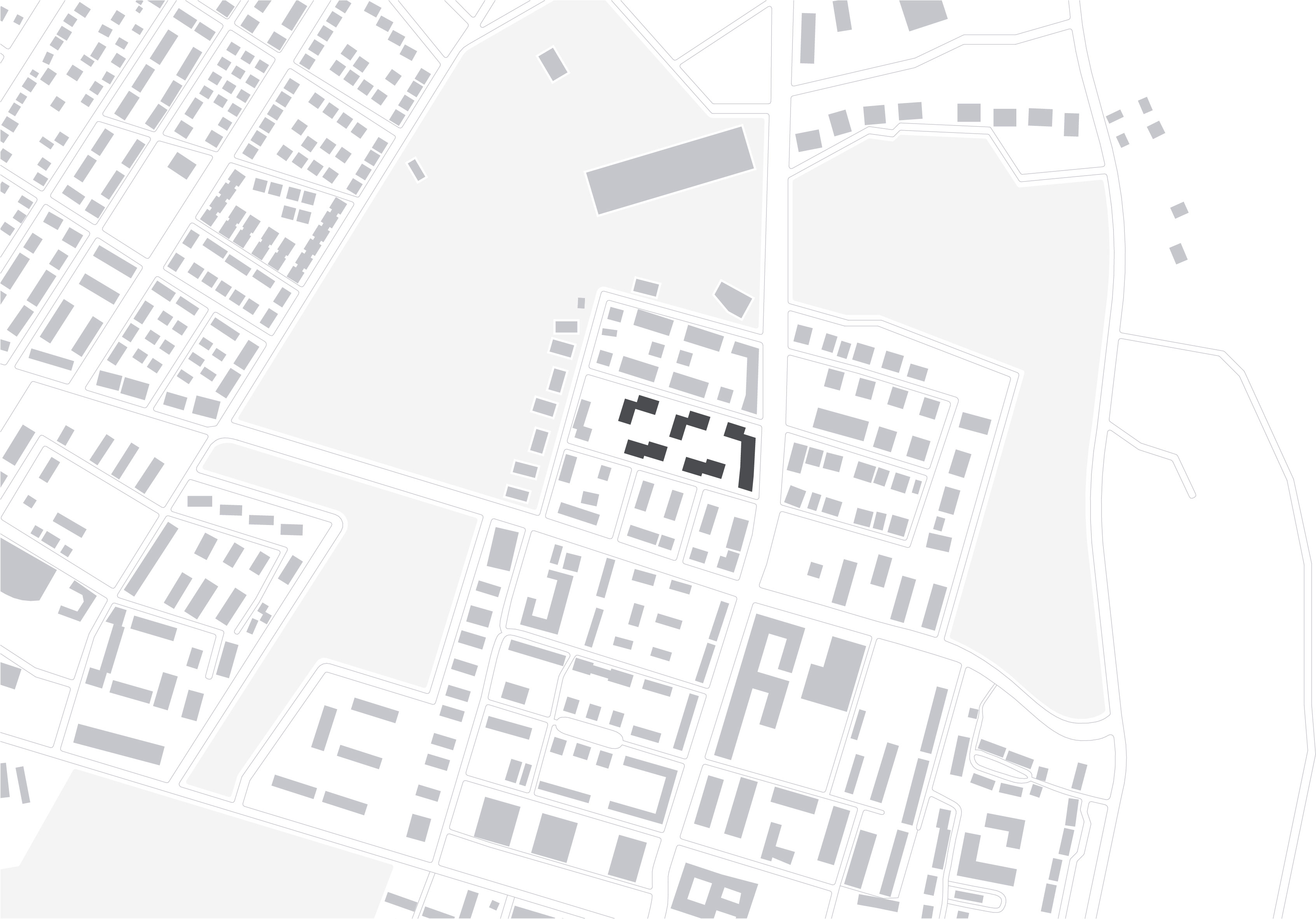Wohnanlage Georg-Hermann-Allee in Potsdam, Lageplan 1:5000