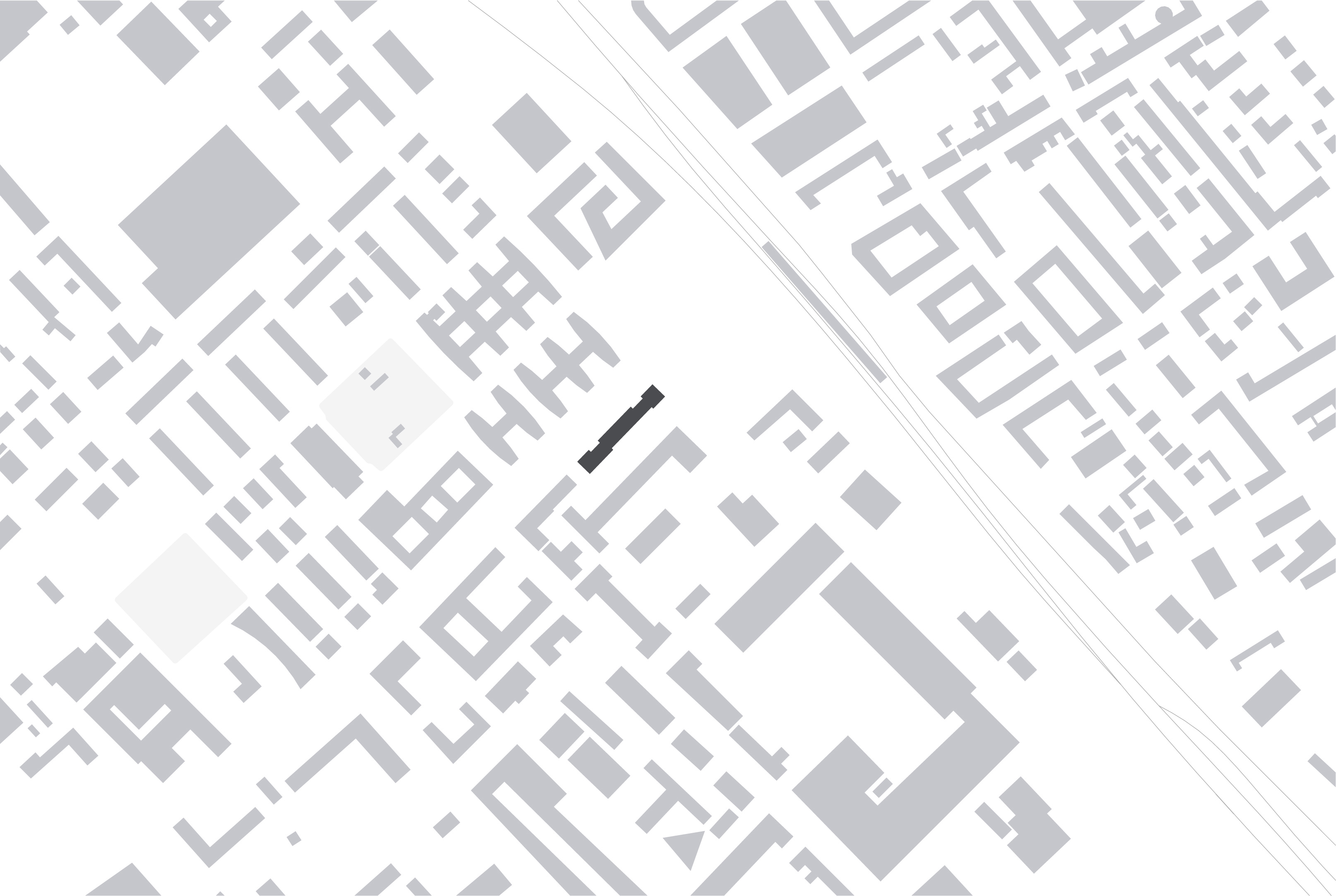 Medienfenster Adlershof in Berlin, Lageplan M 1:5000