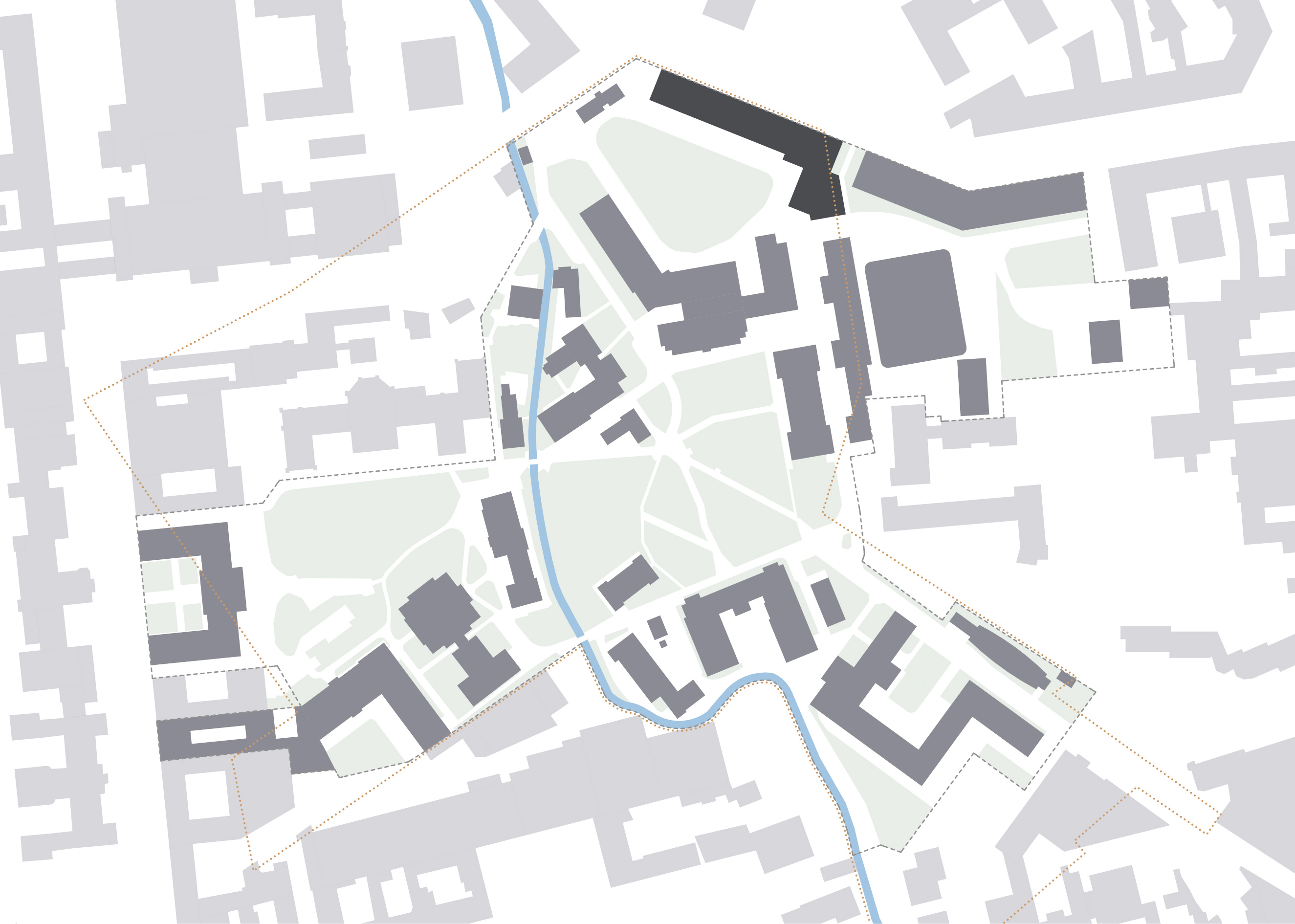 Centrum für Sportwissenschaft, Humboldt-Universität zu Berlin, Lageplan Campus Nord 