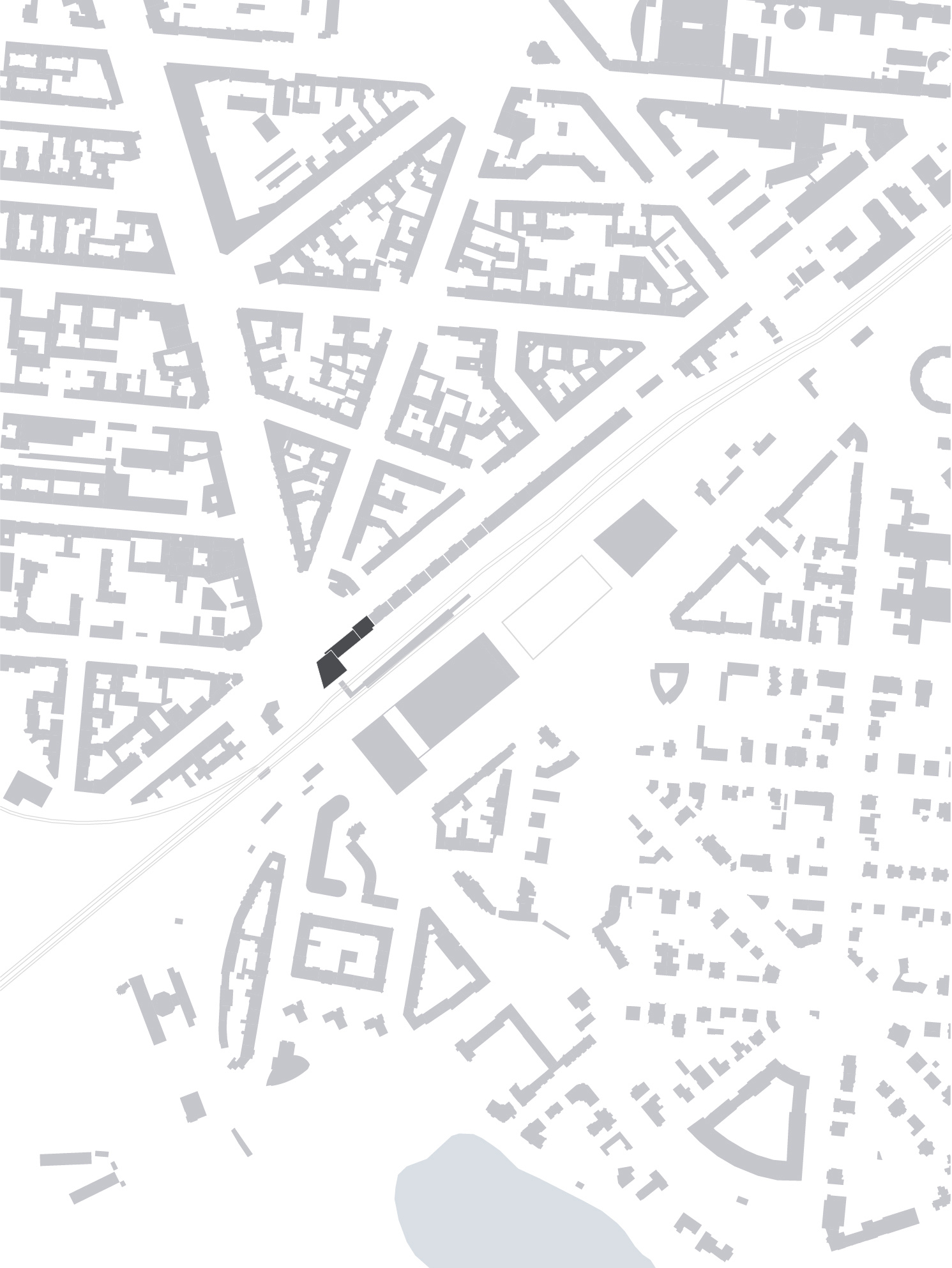 Büro- und Geschäftshaus am Kurfürstendamm Berlin - Schwarzplan