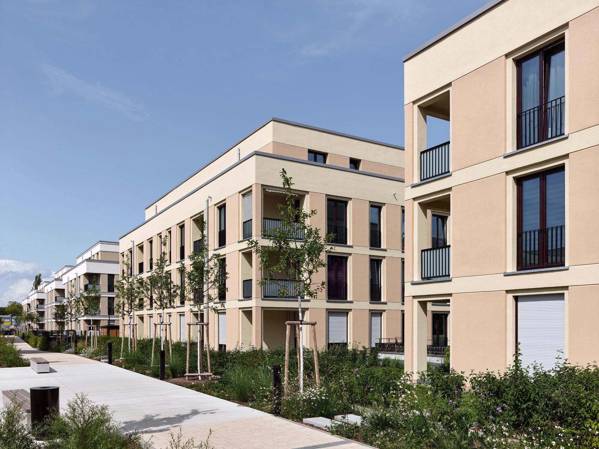 Wohnquartier Heinrich-Mann-Allee in Potsdam, Foto: Stefan Müller