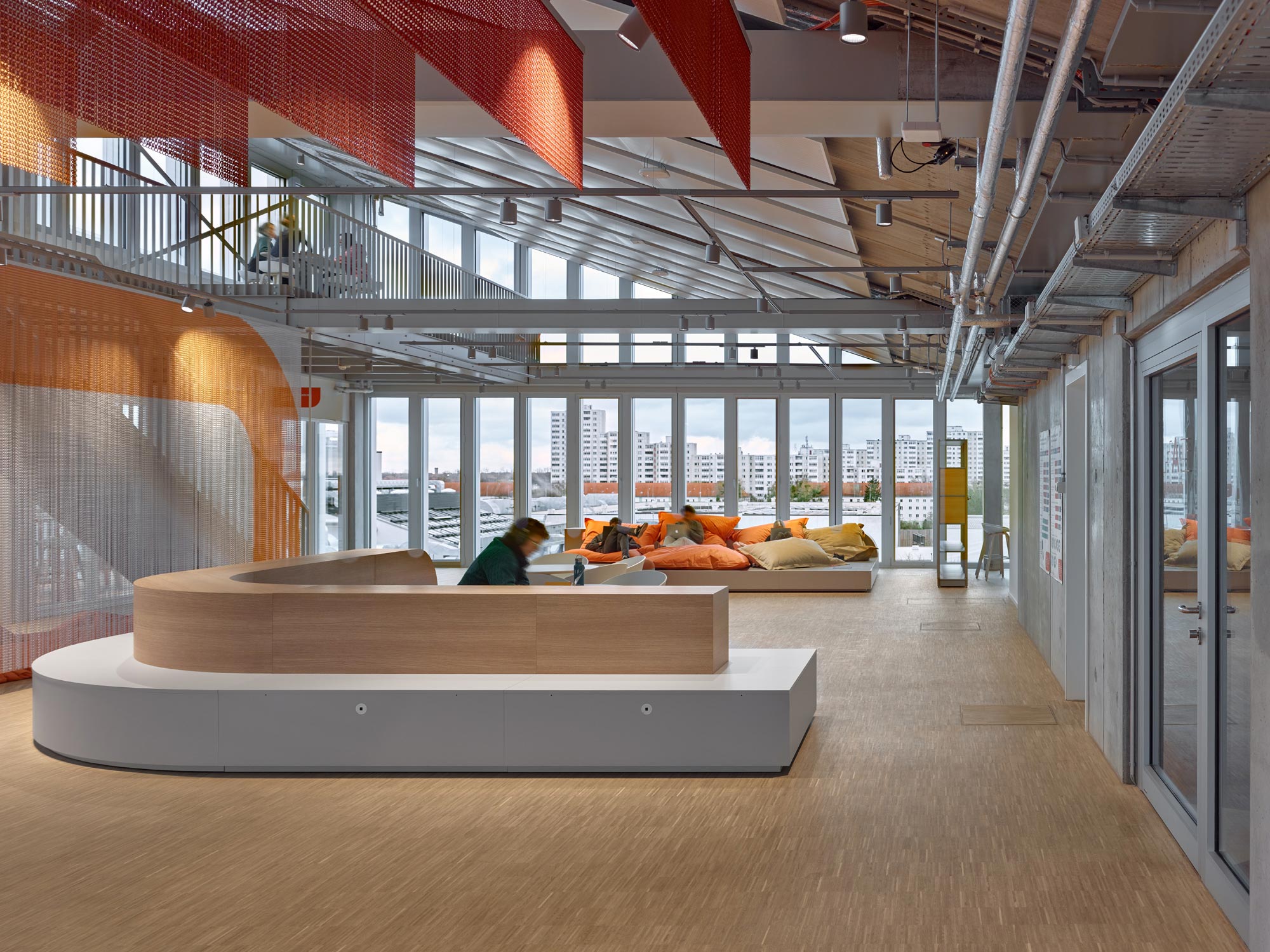 SHED - SRH University of Applied Science Berlin, Lernlandschaft, Foto: Stefan Mueller