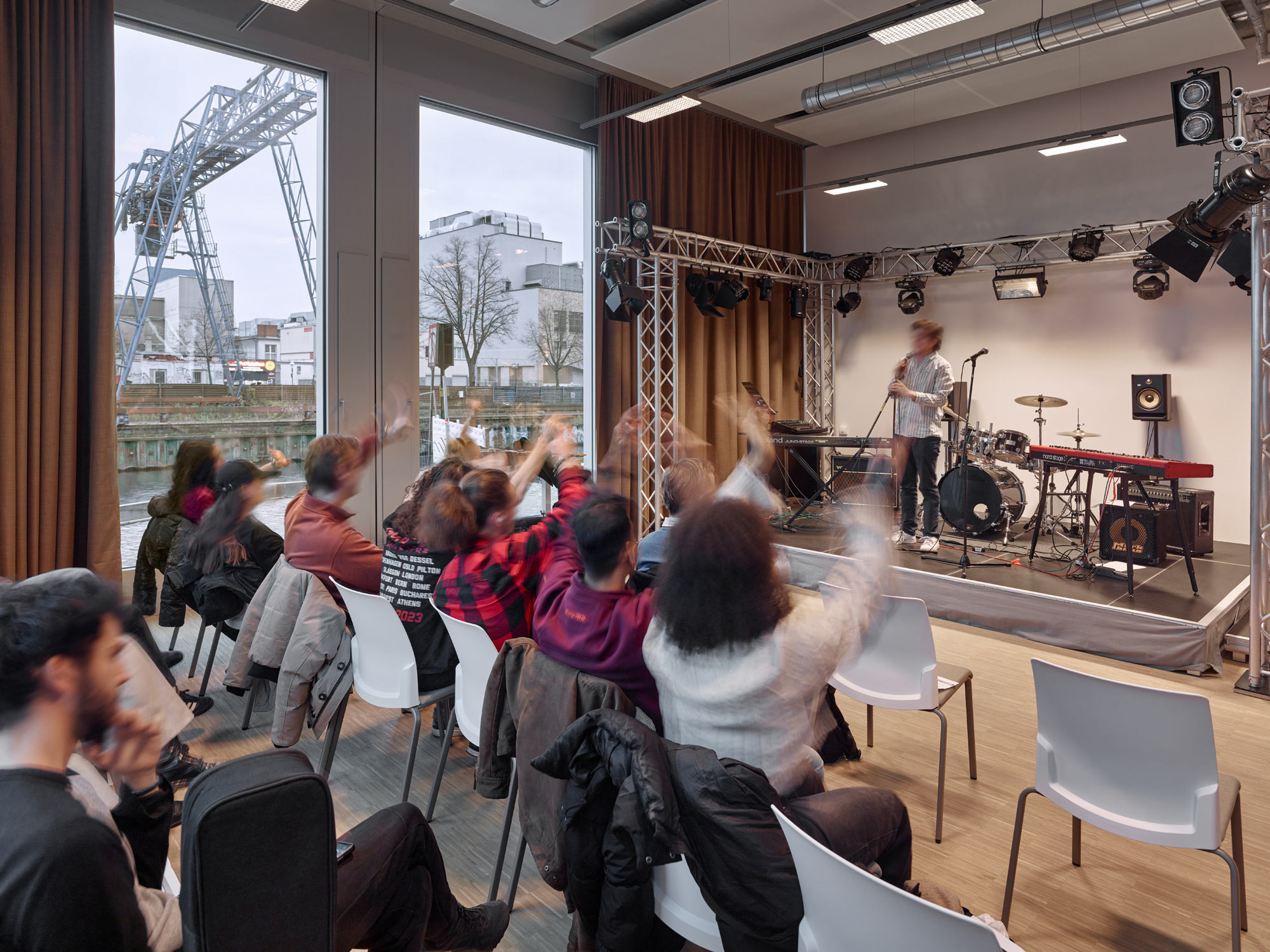 SHED - SRH University of Applied Science Berlin, Probebuehne, Foto: Stefan Mueller