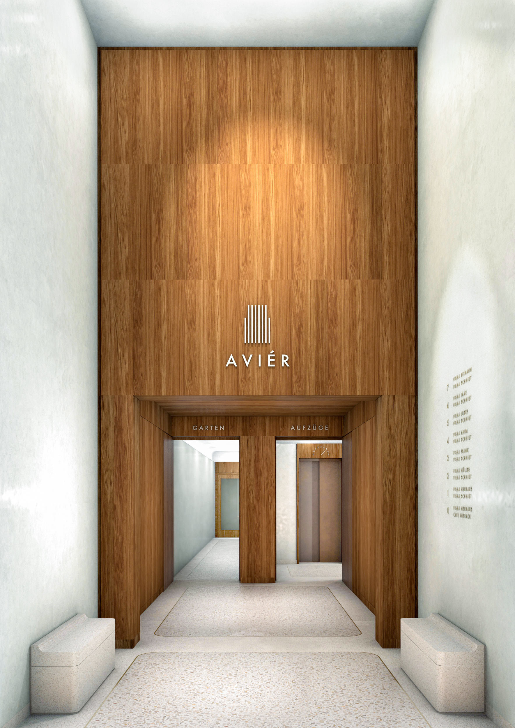 Büro- und Geschäftshaus Ansbacher Straße in Berlin - Portal