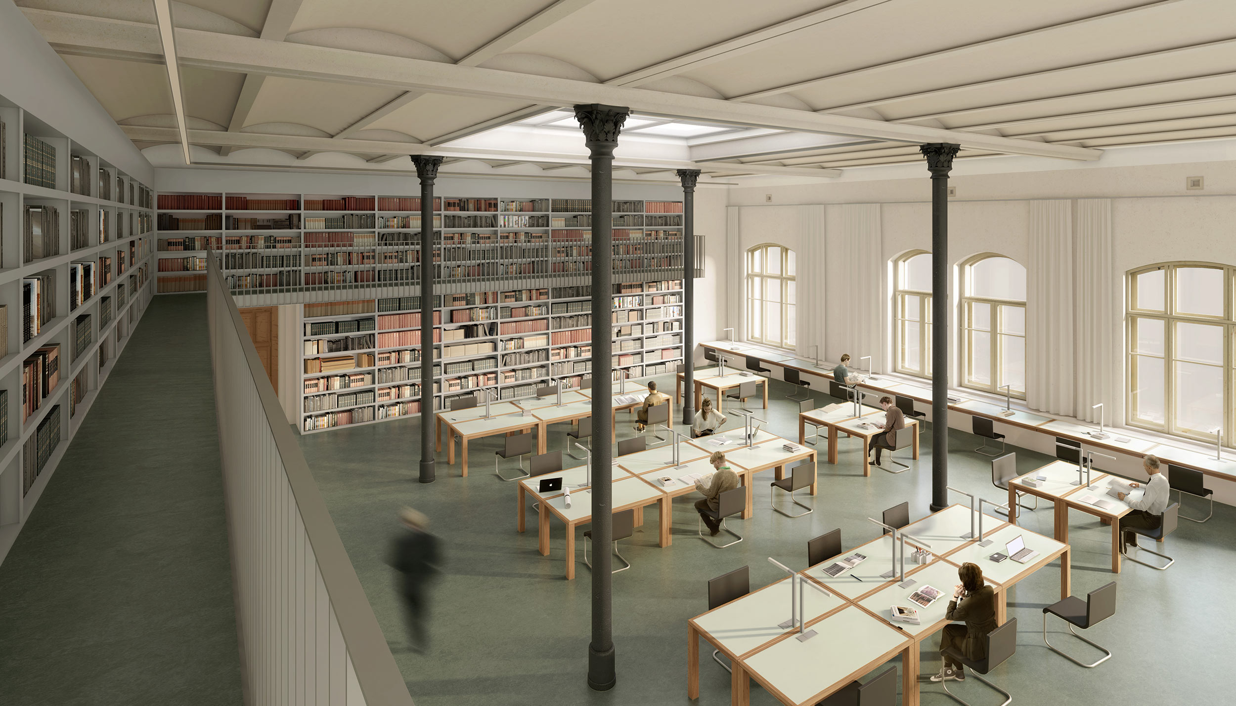 Museum für Naturkunde Berlin - Visualisierung der zukünftigen Mediothek