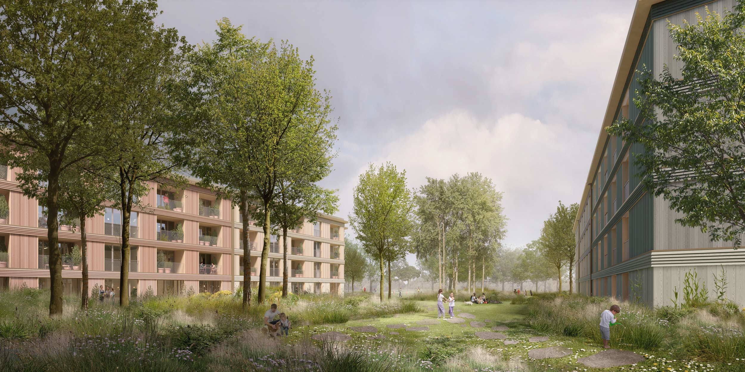 WB Ehemalige Amerikanische Siedlung in München, 3. Preis