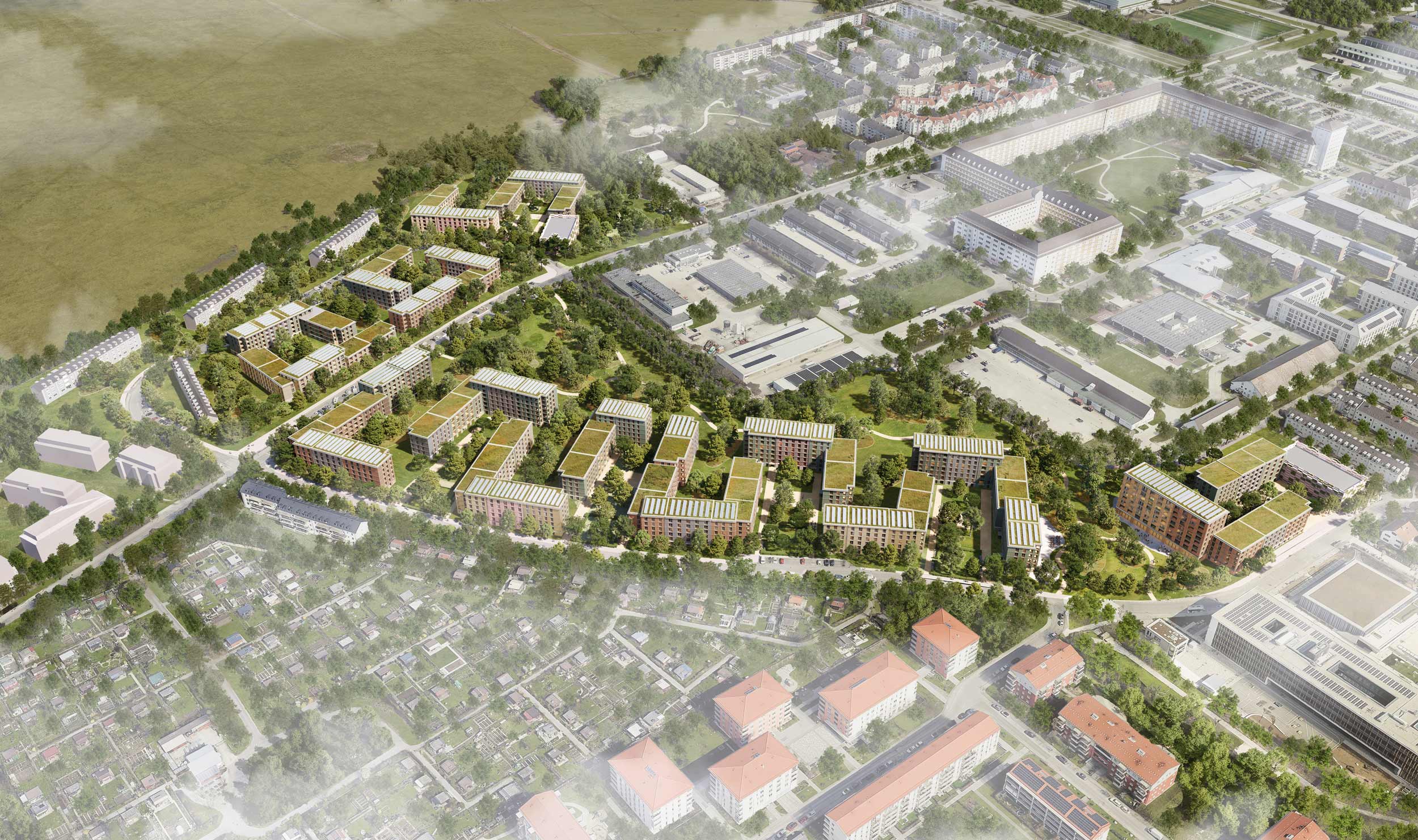 WB Ehemalige Amerikanische Siedlung in München, 3. Preis