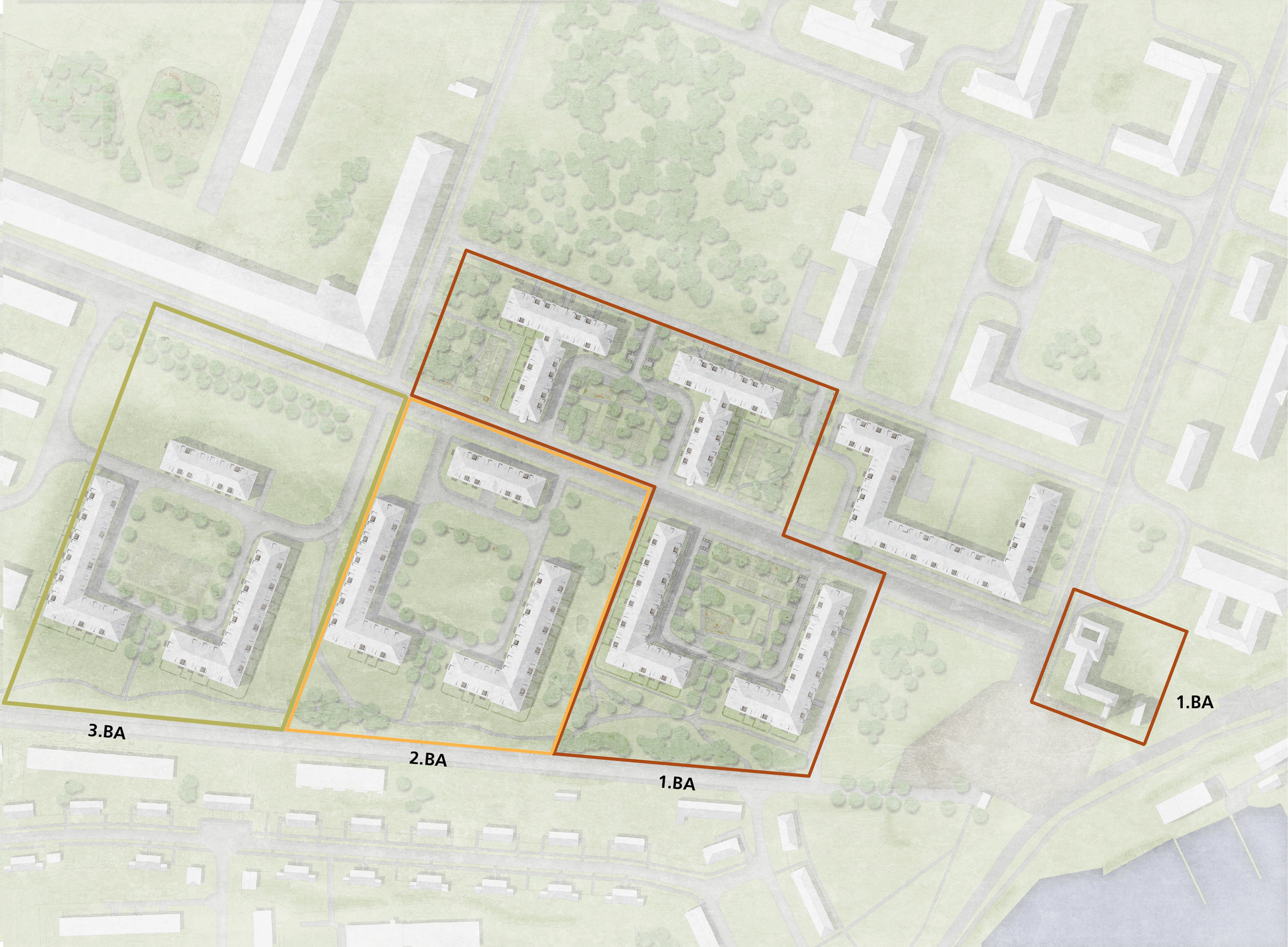 Wohnquartier Lillestad in Potsdam-Krampnitz, Lageplan