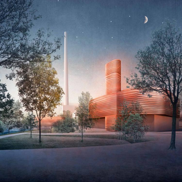 Wettbewerb Heizkraftwerk Römerbrücke in Saarbrücken