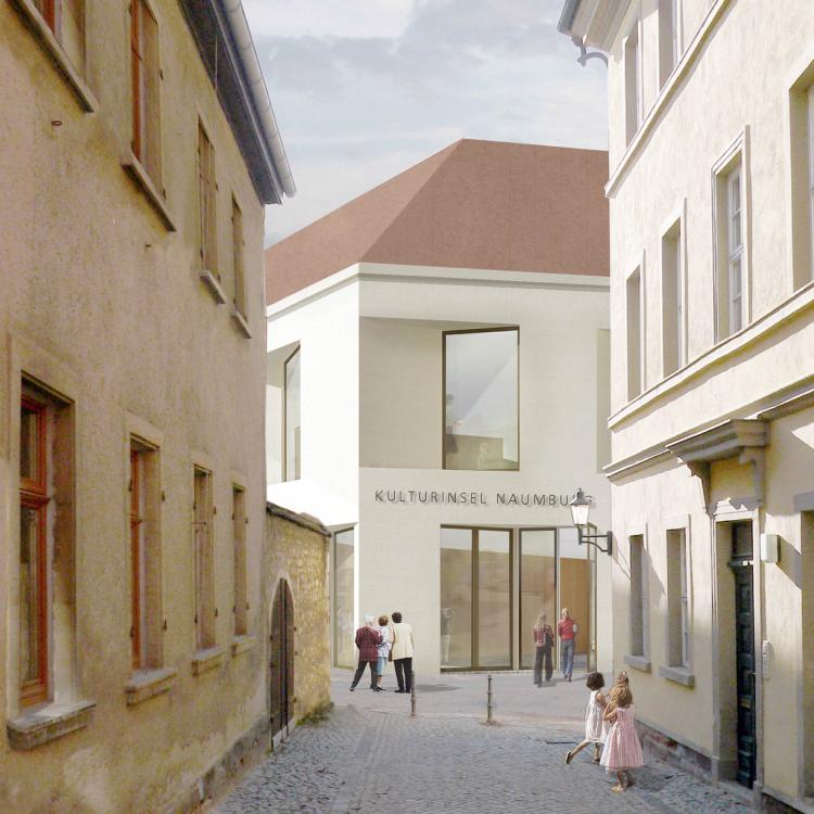 Wettbewerb Kulturinsel Reußenplatz in Naumburg an der Saale, 1. Preis