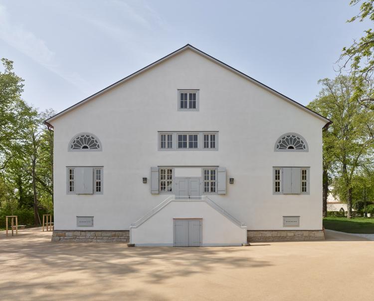 Goethe-Theater Bad Lauchstädt, Künstlereingang; Foto: Stefan Müller