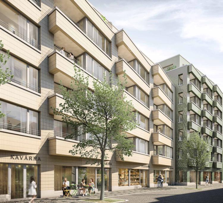 Wohnbebauung Bubenska in Prag