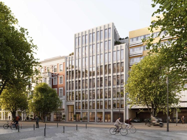 Büro- und Geschäftshaus Ansbacher Straße in Berlin